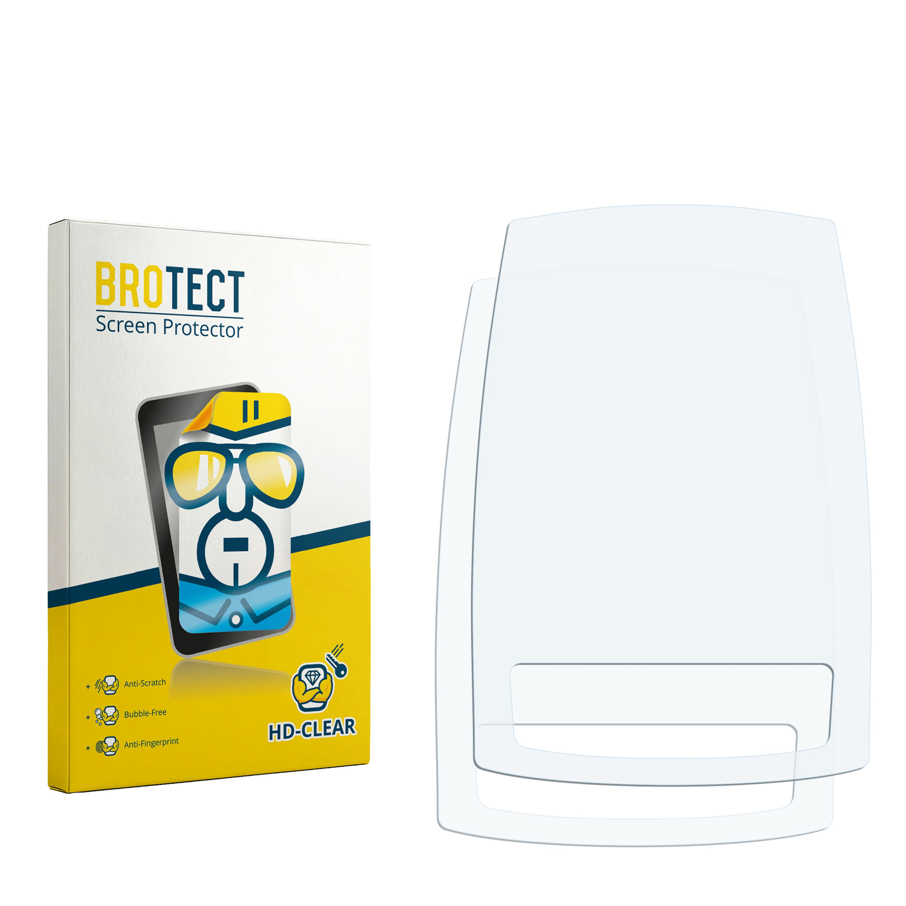 2x BROTECT Displayschutz-Folie pro Giant Axact 13W