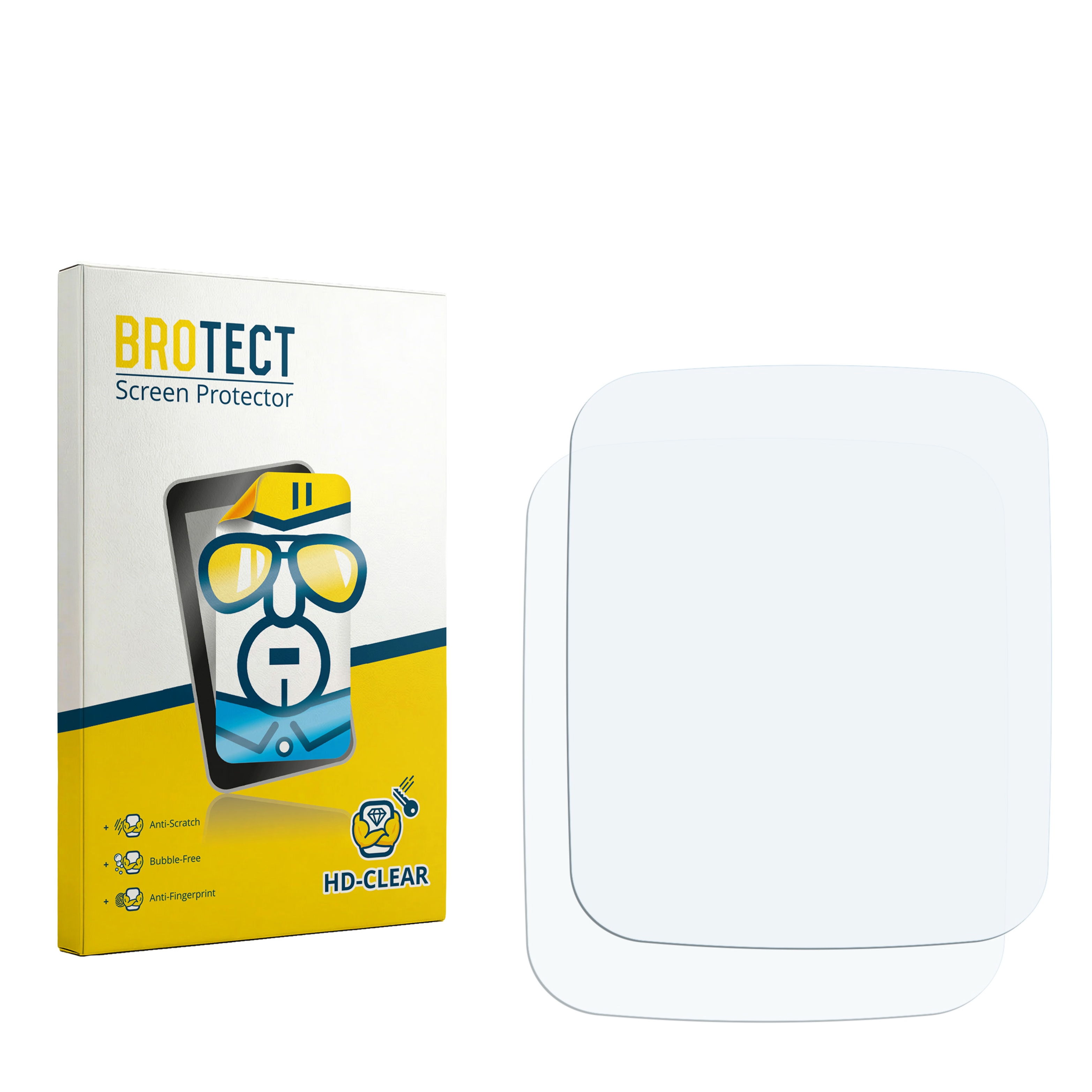2x BROTECT Displayschutz-Folie pro GoClever Kiddy GPS Watch