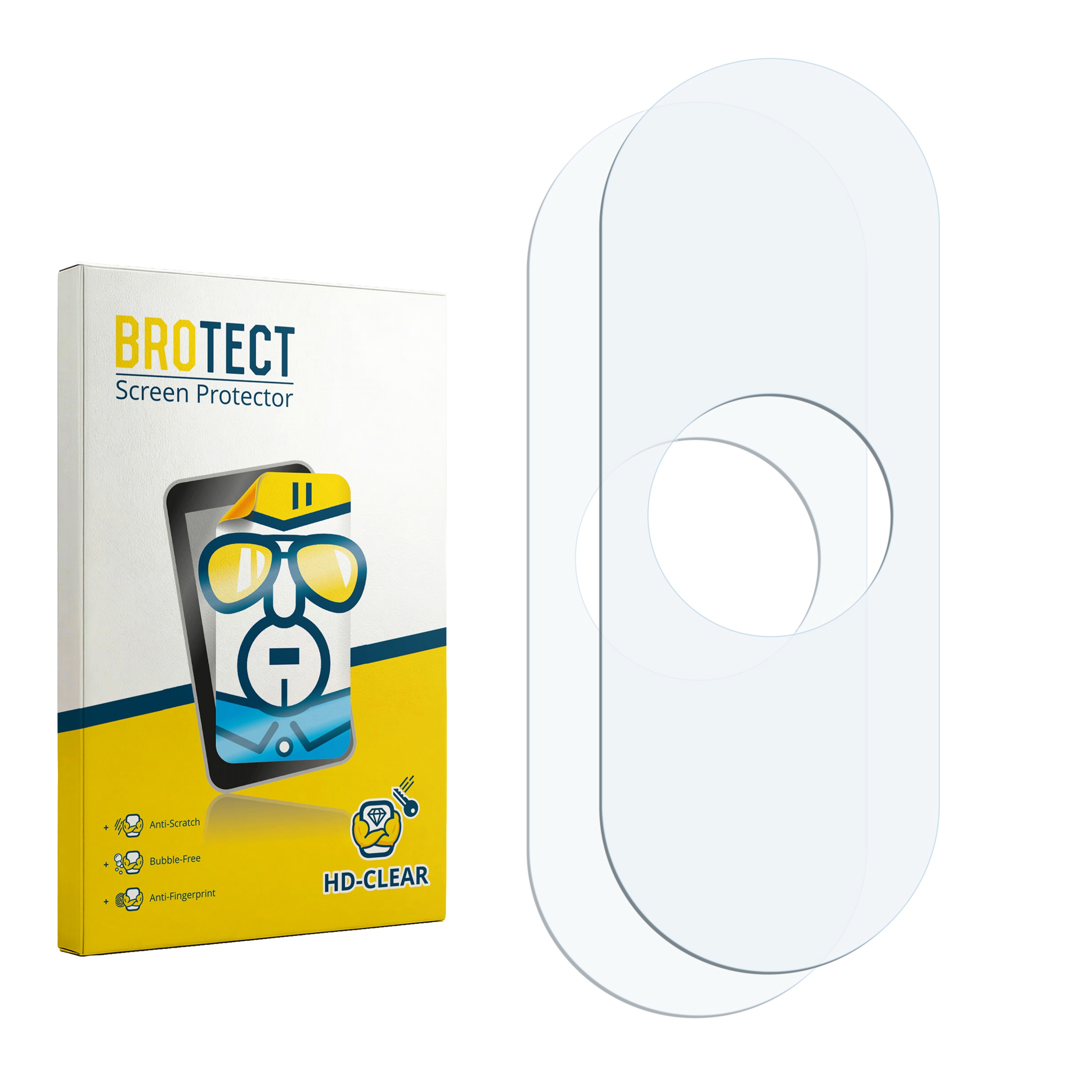 2x BROTECT Displayschutz-Folie pro Gigaset GS290 (pouze kamera)