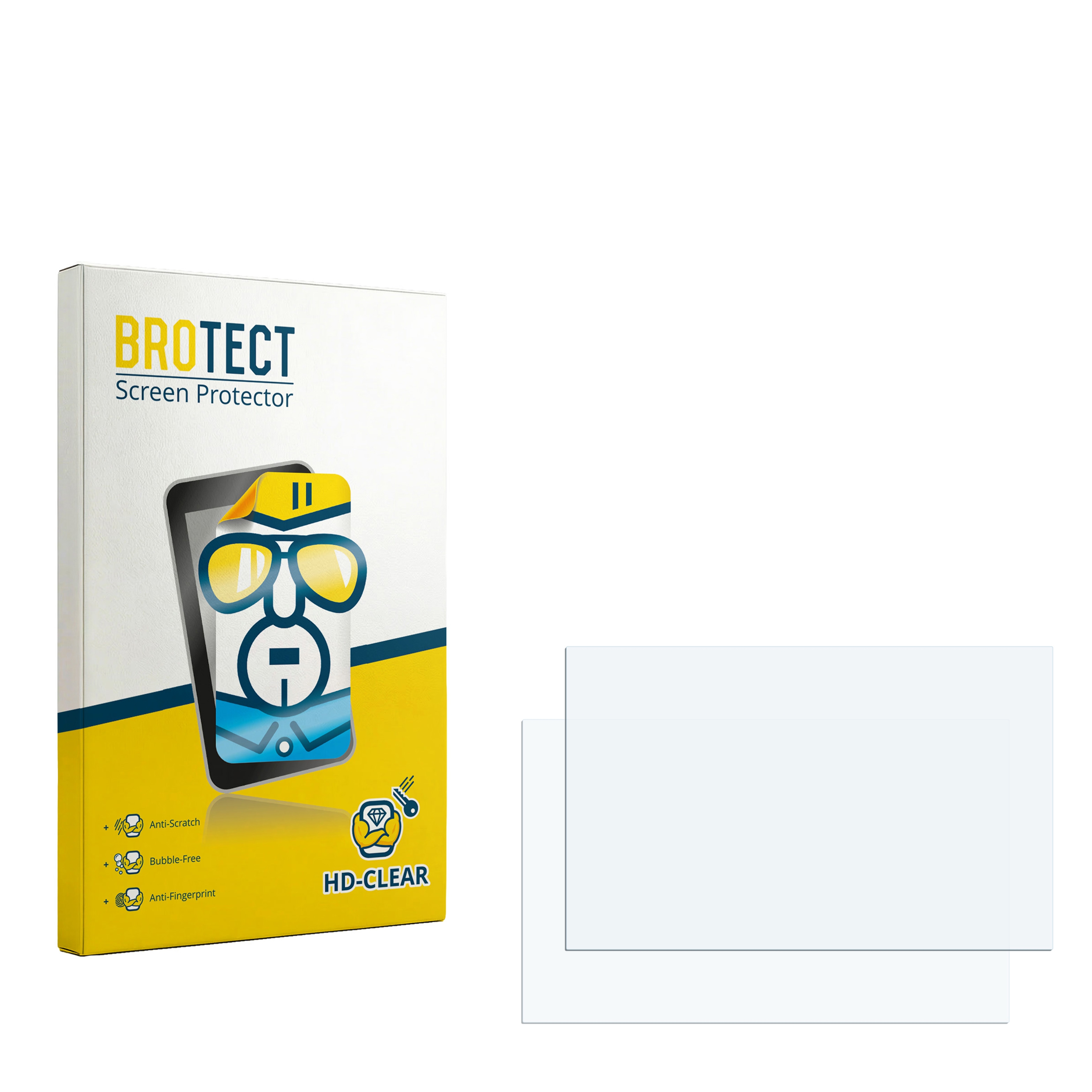 2x BROTECT Displayschutz-Folie pro Feelworld FW279S