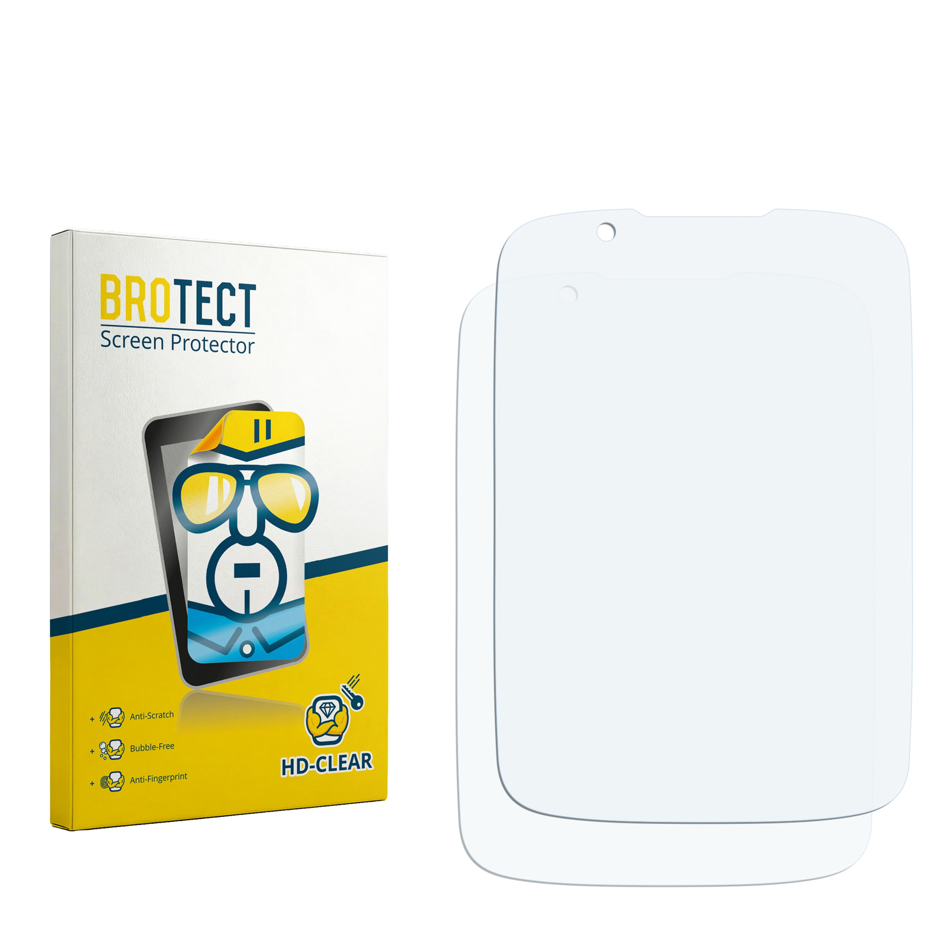 2x BROTECT Displayschutz-Folie pro Blaupunkt BikePilot 2