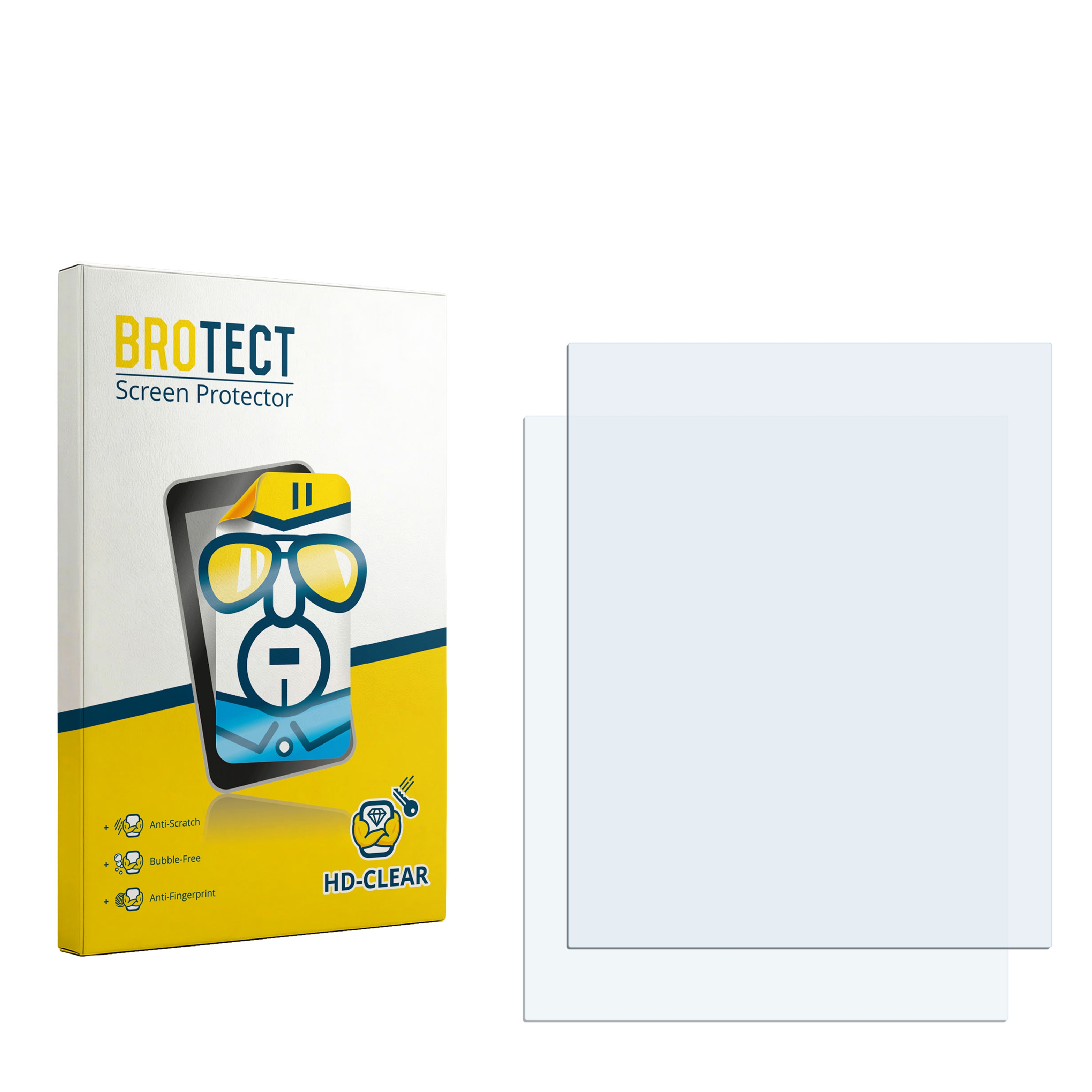 2x BROTECT Displayschutz-Folie pro Funktel FC11
