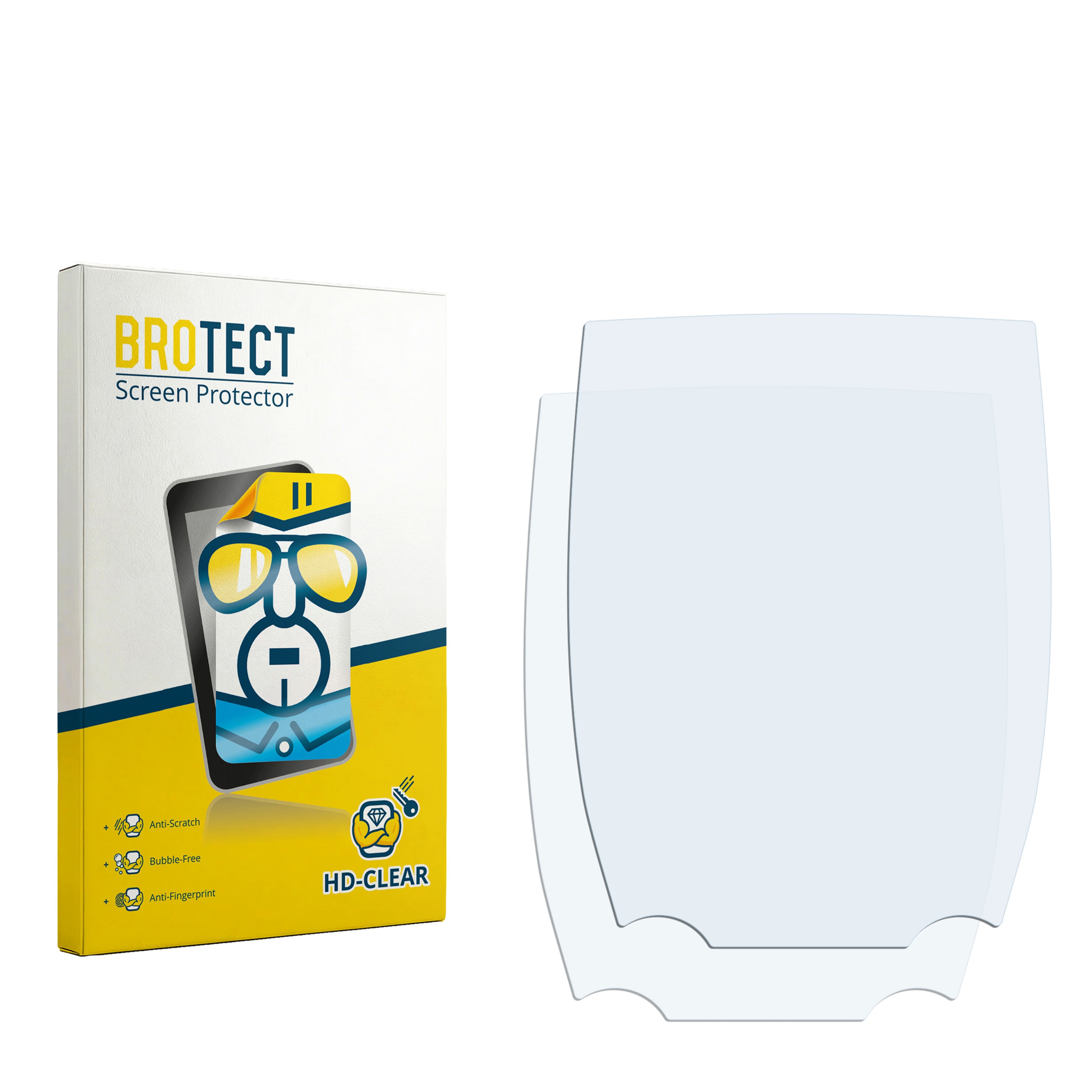 2x BROTECT Displayschutz-Folie pro Funktel FC4 Ex HS