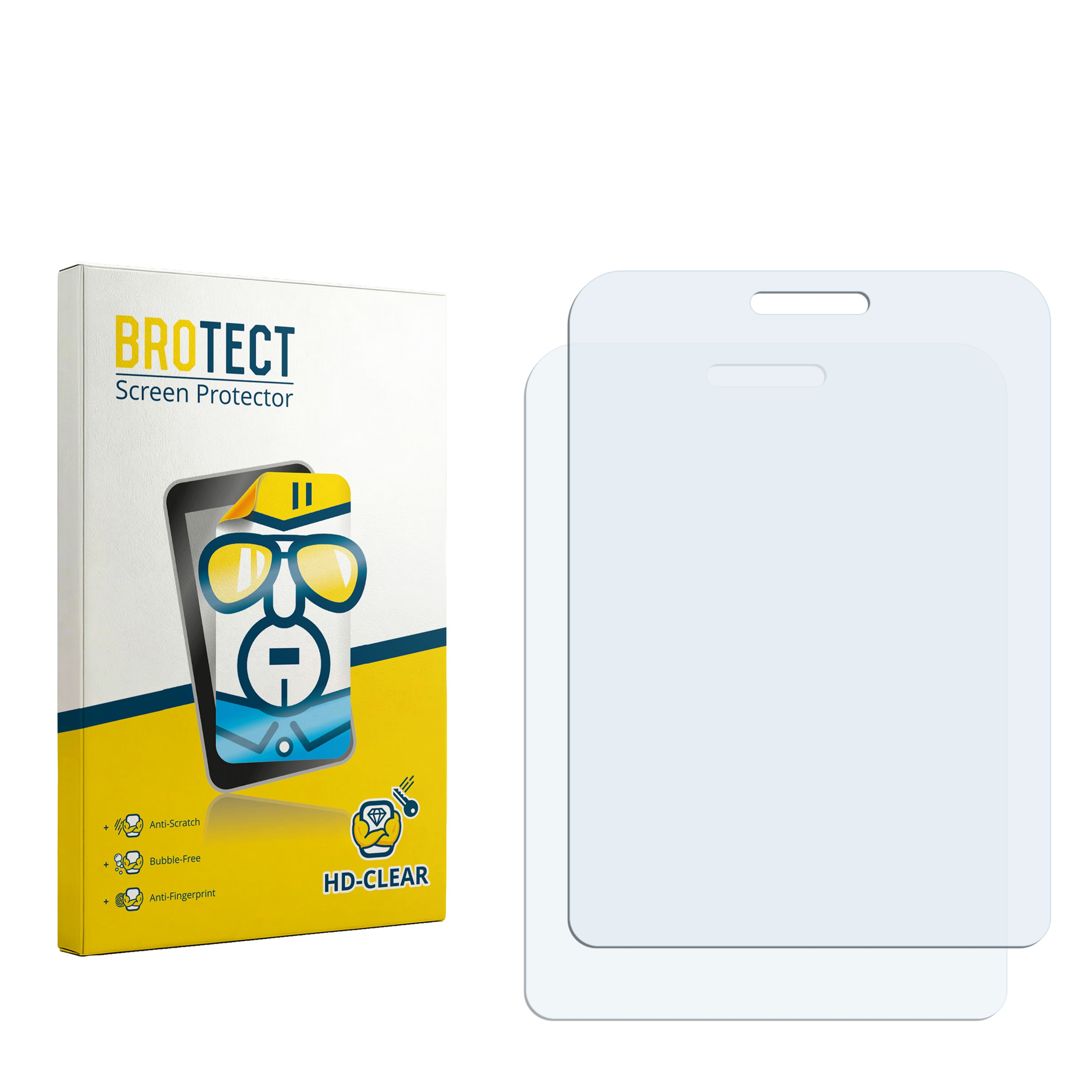 2x BROTECT Displayschutz-Folie pro Brondi Brio