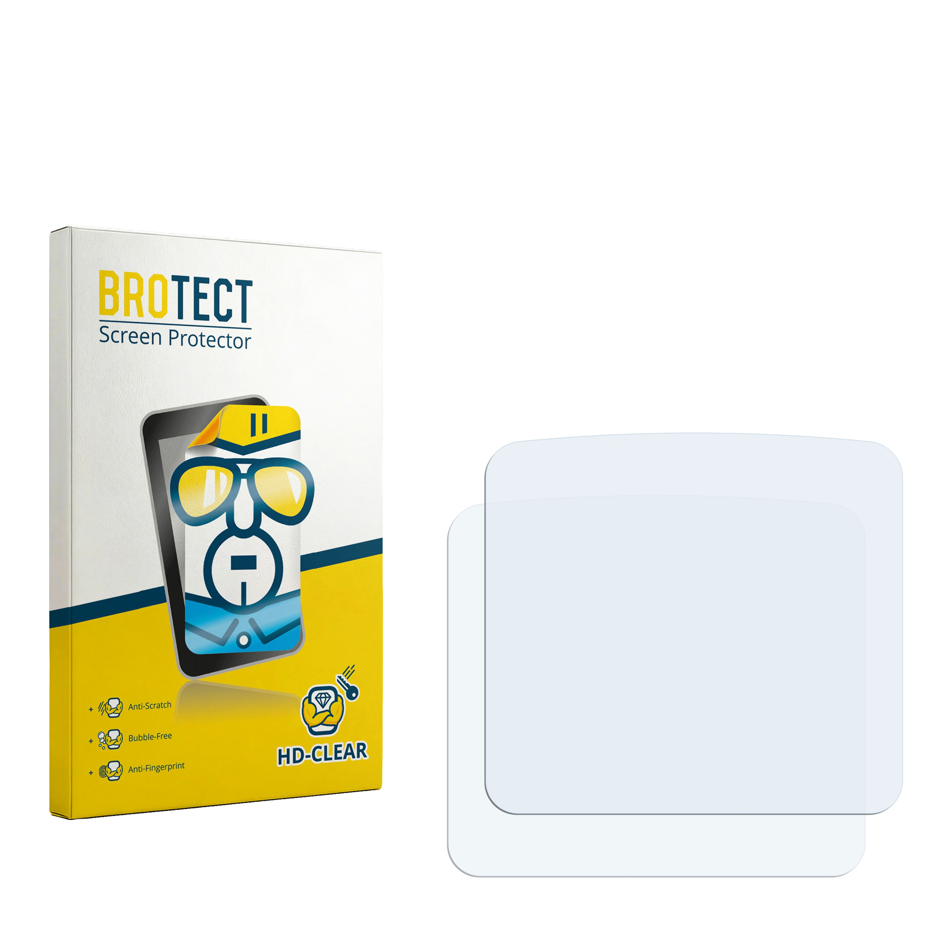 2x BROTECT Displayschutz-Folie pro Brondi Window (externí displej)