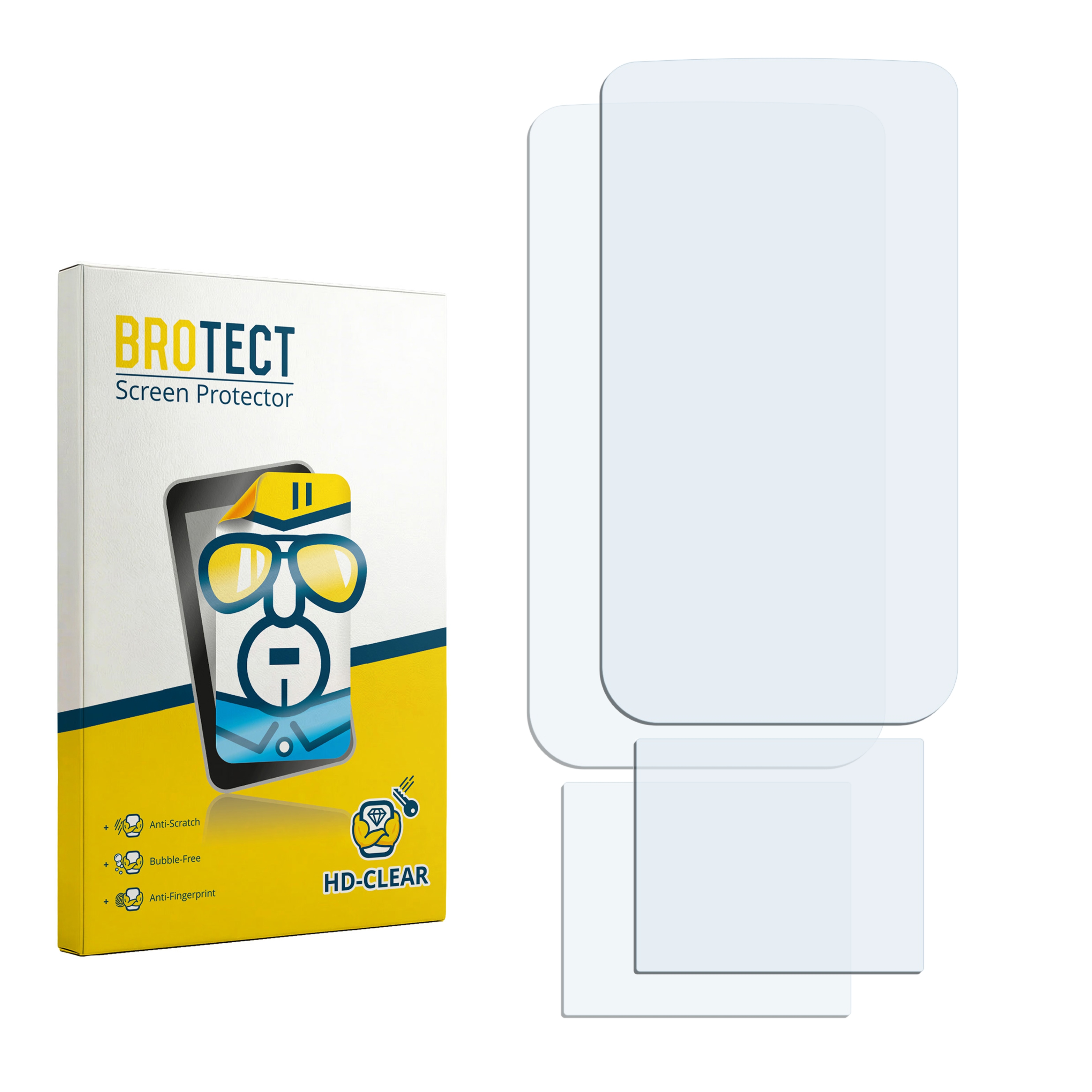 2x BROTECT Displayschutz-Folie pro Brondi Window