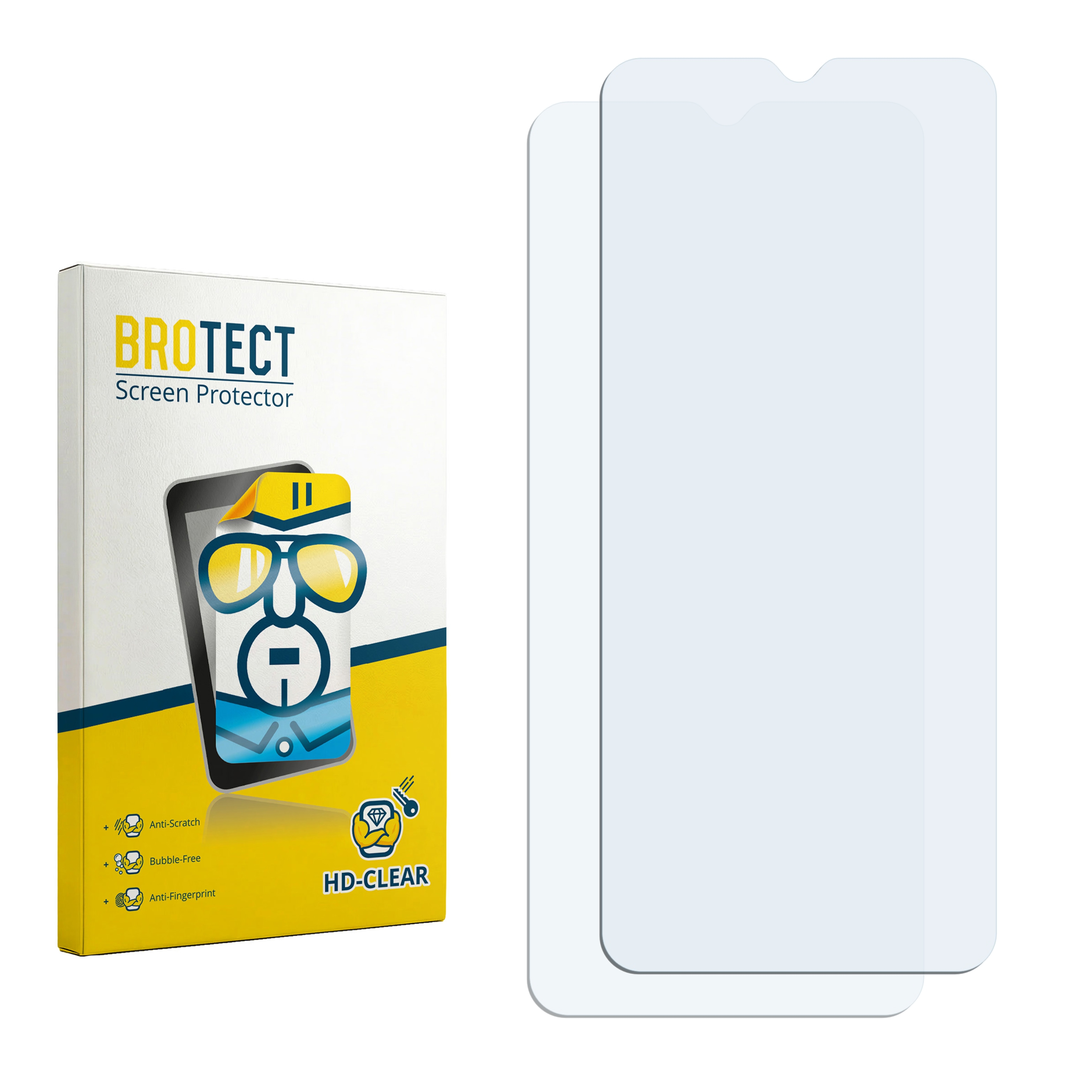 2x BROTECT Displayschutz-Folie pro Coolpad Cool 20 Pro