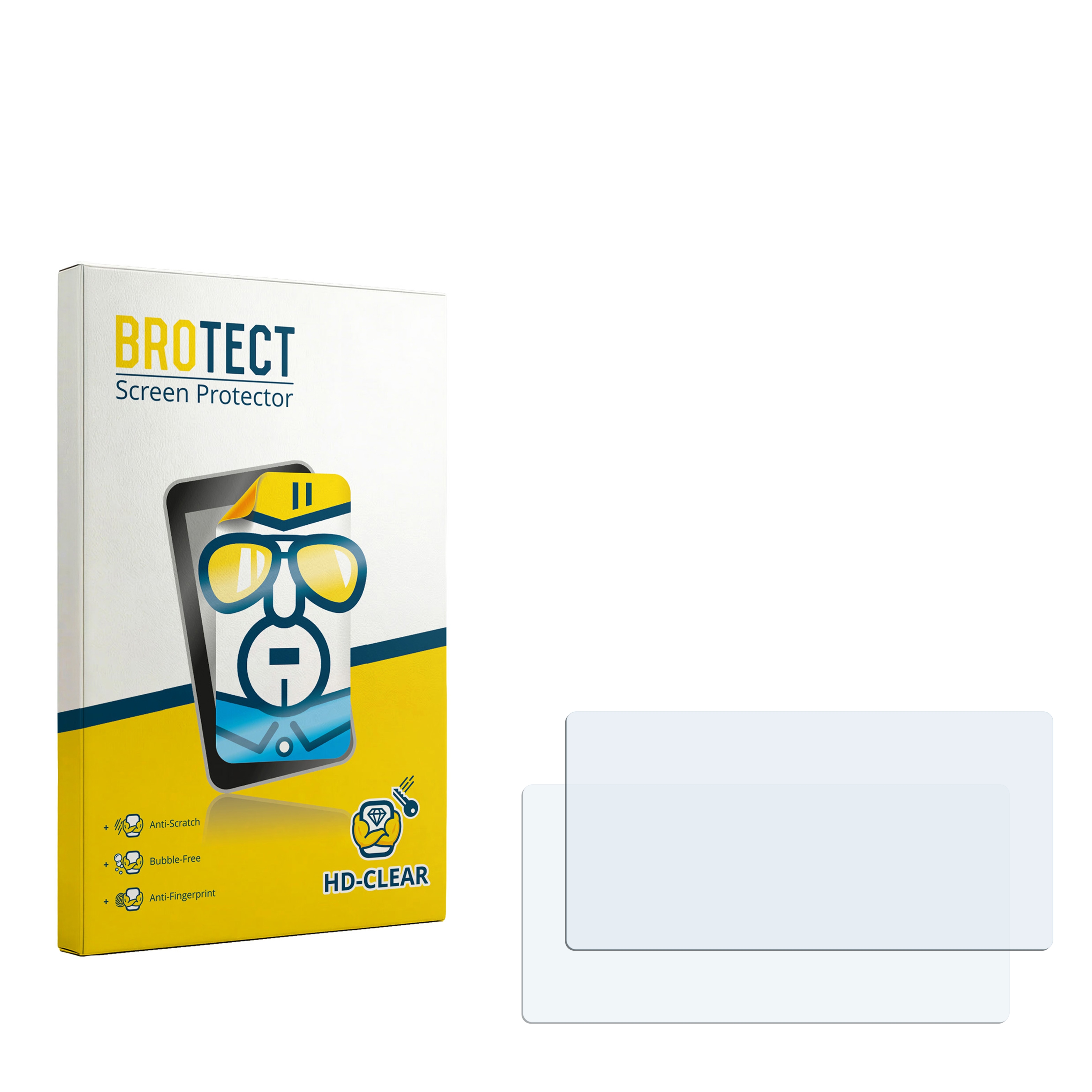 2x BROTECT Displayschutz-Folie pro FlySky FS-TH9X