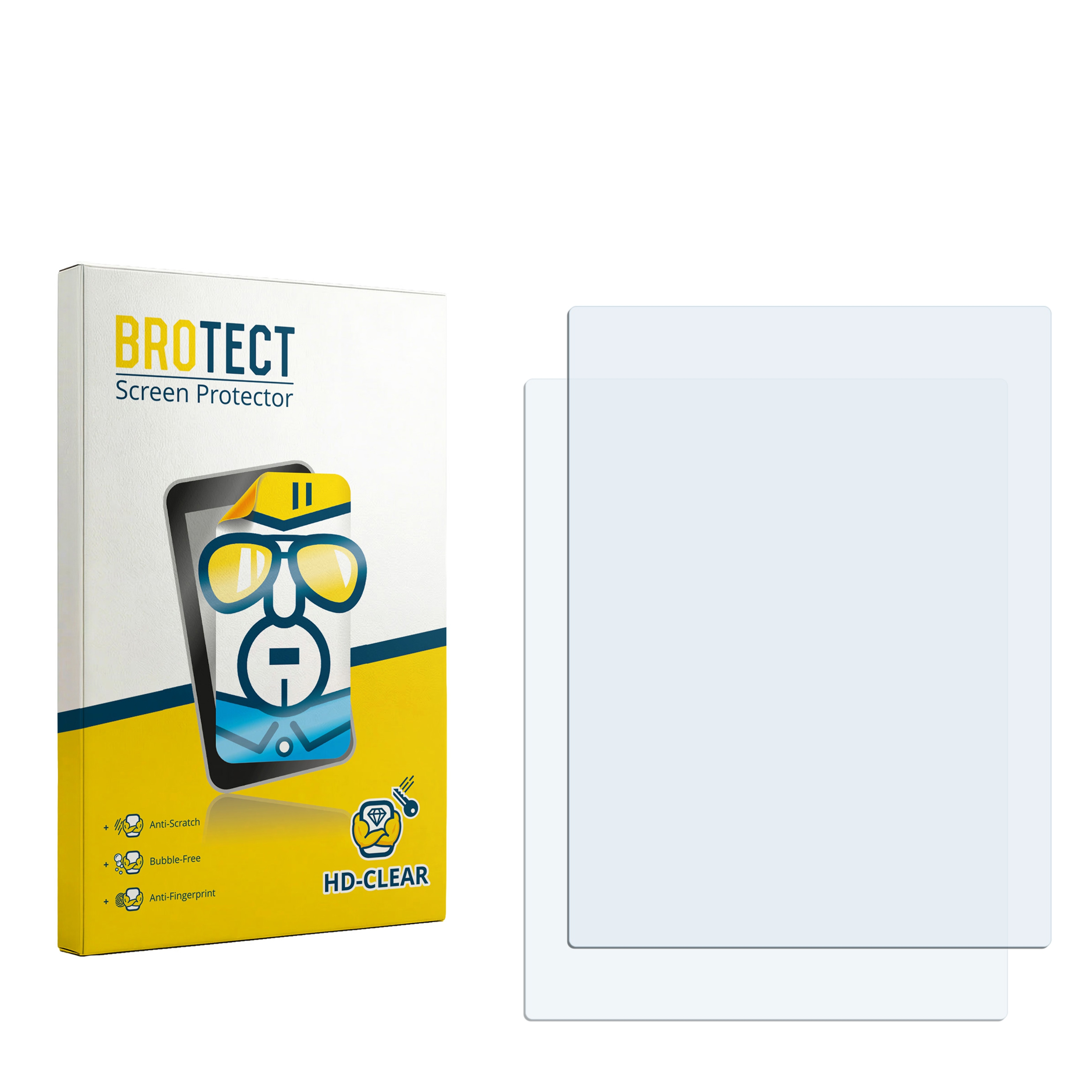 2x BROTECT Displayschutz-Folie pro Datalogic Falcon X4