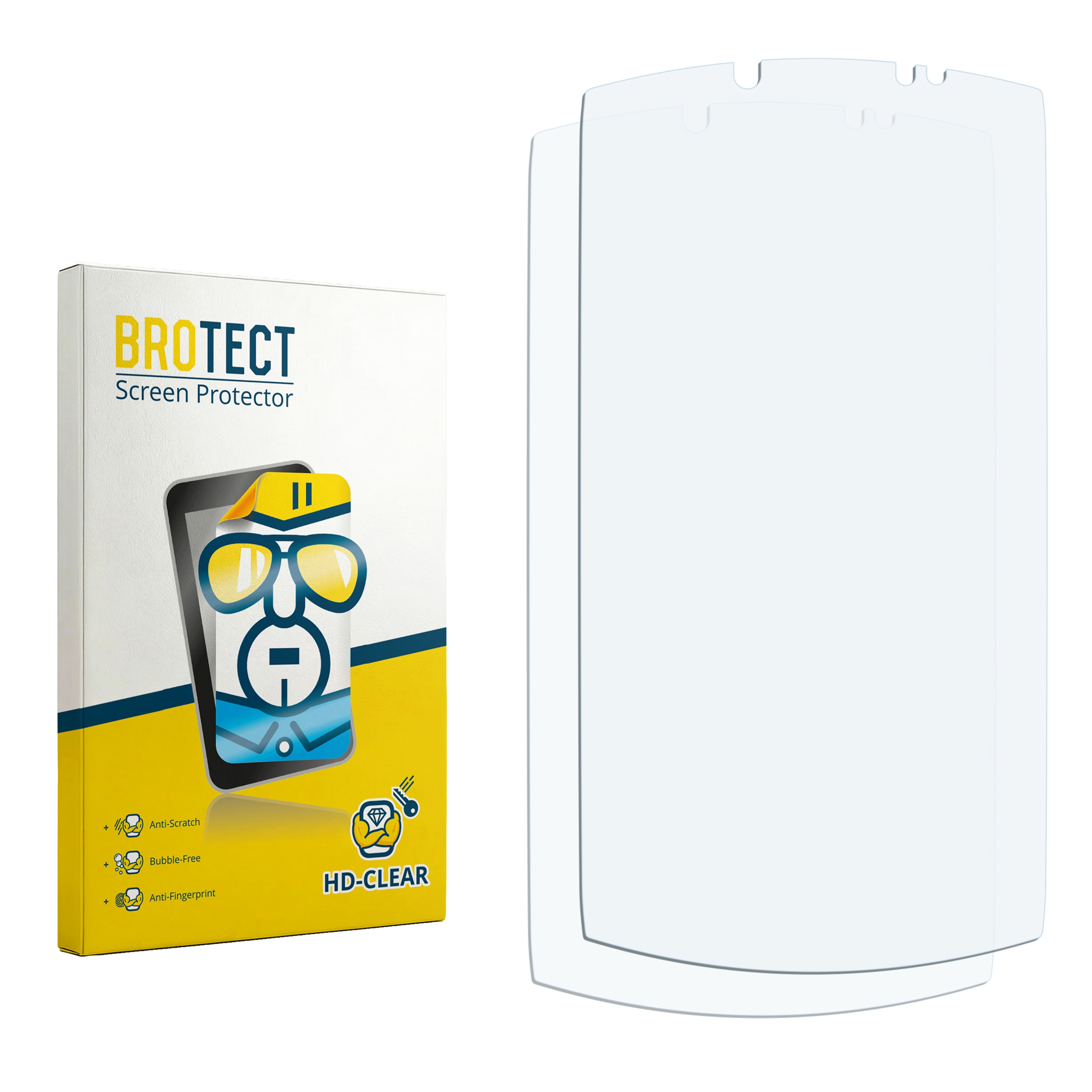 2x BROTECT Displayschutz-Folie pro Acer S500 CloudMobile
