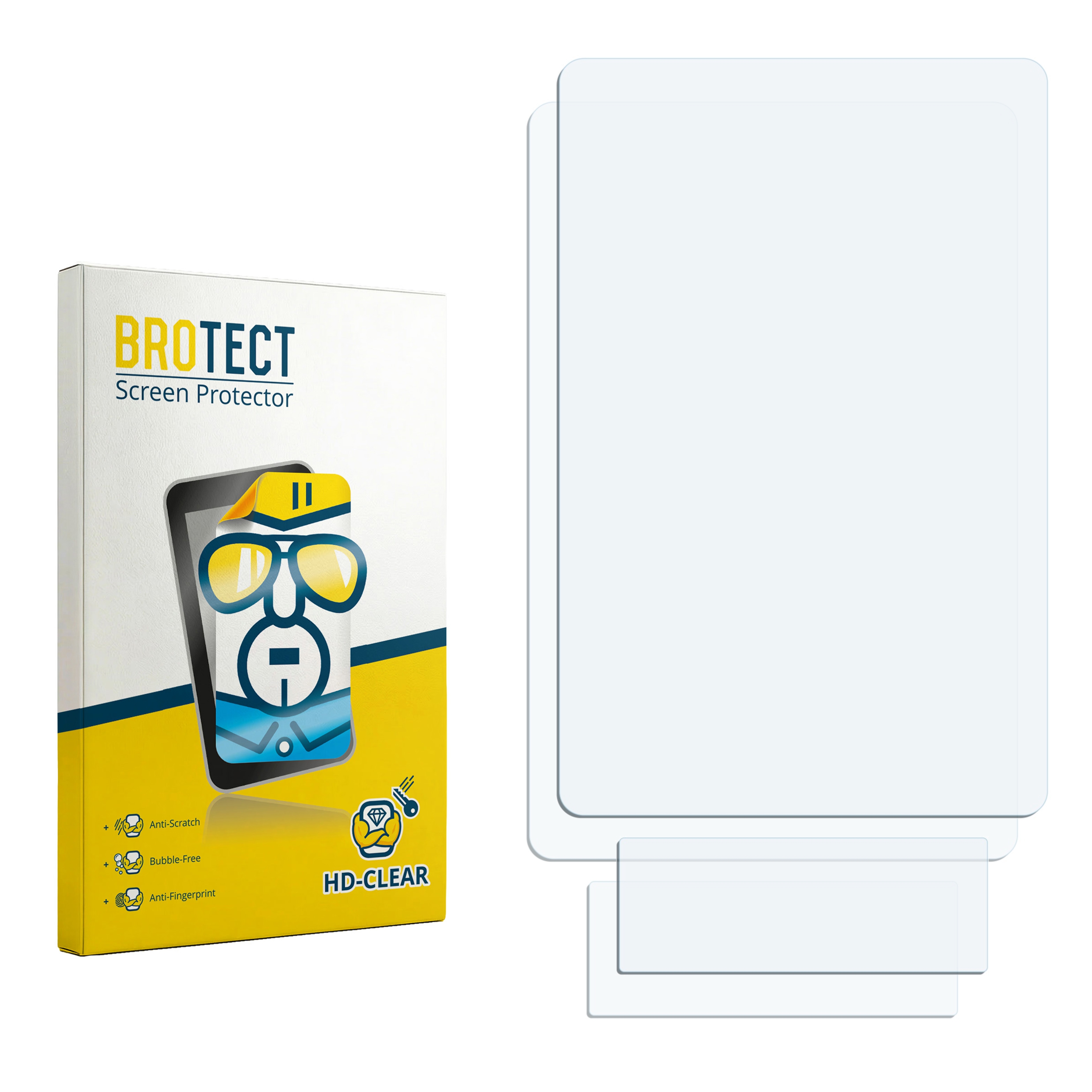2x BROTECT Displayschutz-Folie pro Doro PhoneEasy 615gsm