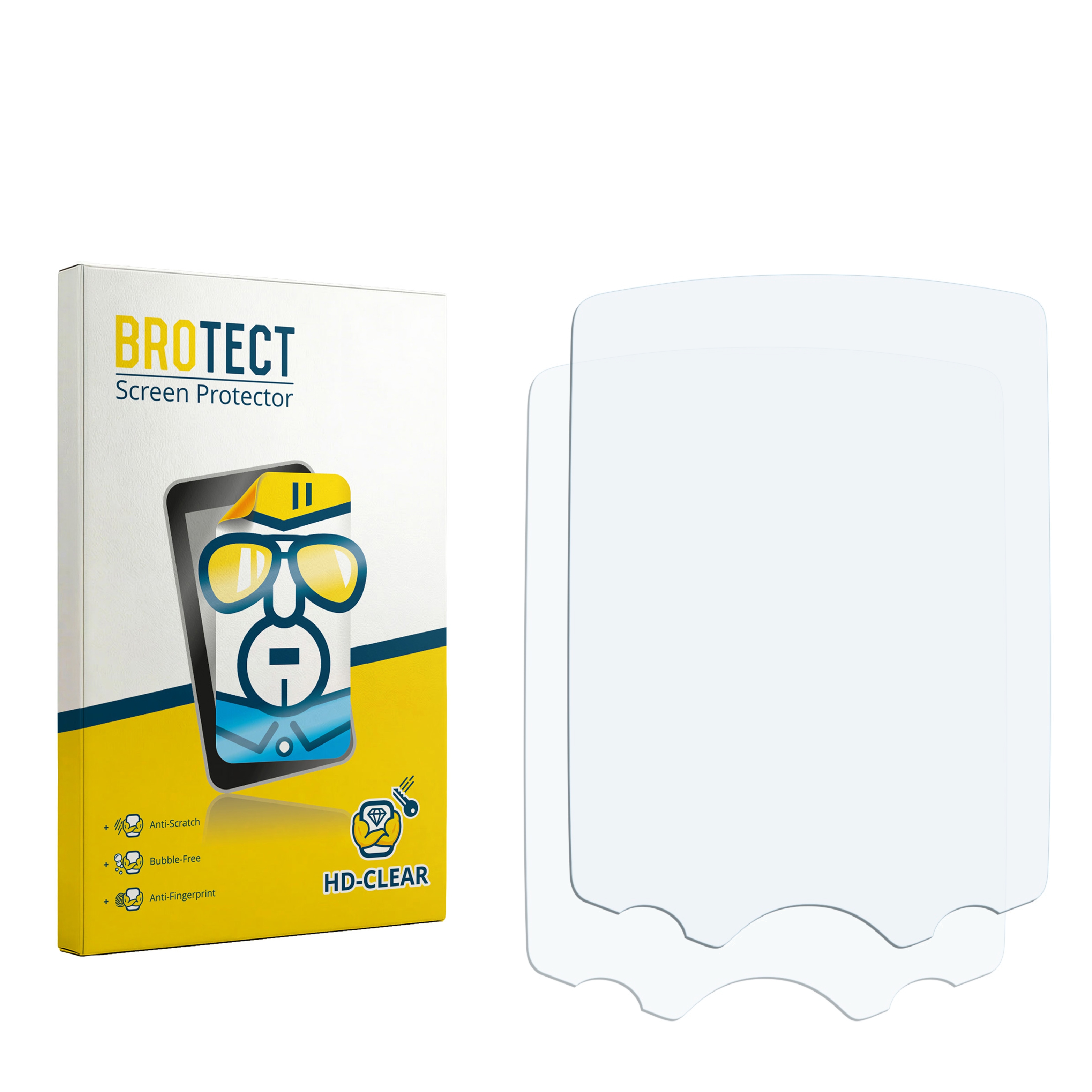 2x BROTECT Displayschutz-Folie pro Garmin Rino 520
