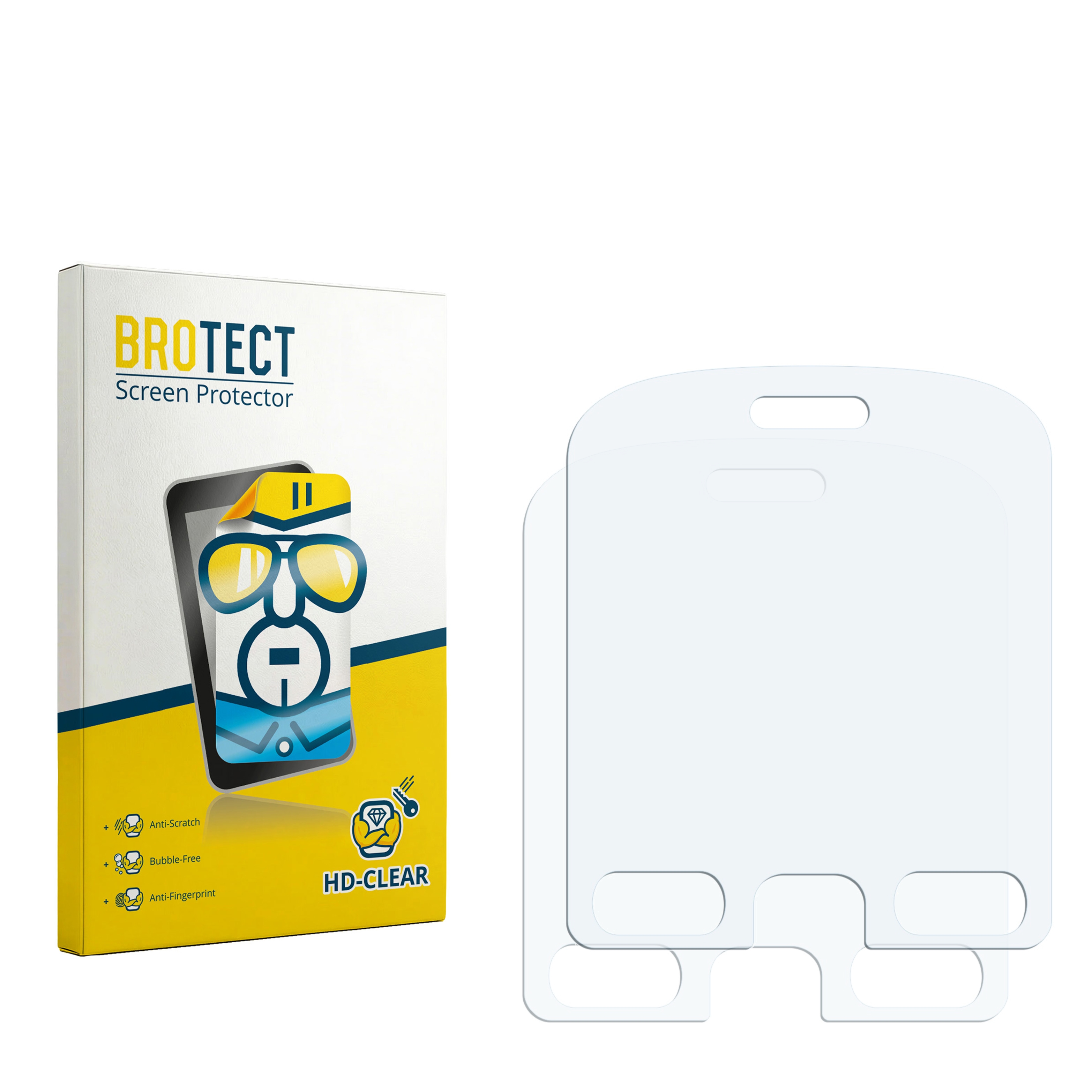 2x BROTECT Displayschutz-Folie pro Doro PhoneEasy 508