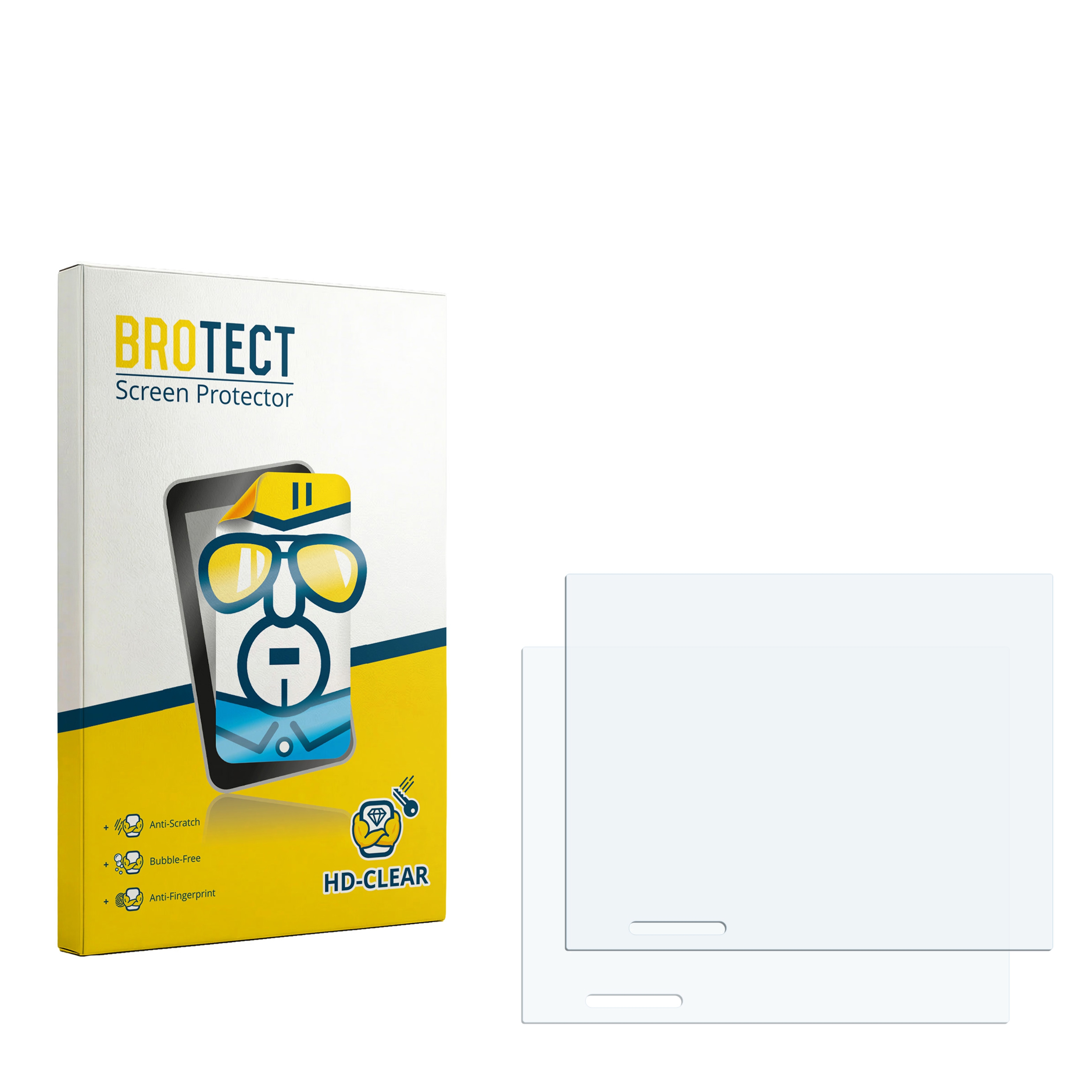 2x BROTECT Displayschutz-Folie pro Coyote Pocket Edition