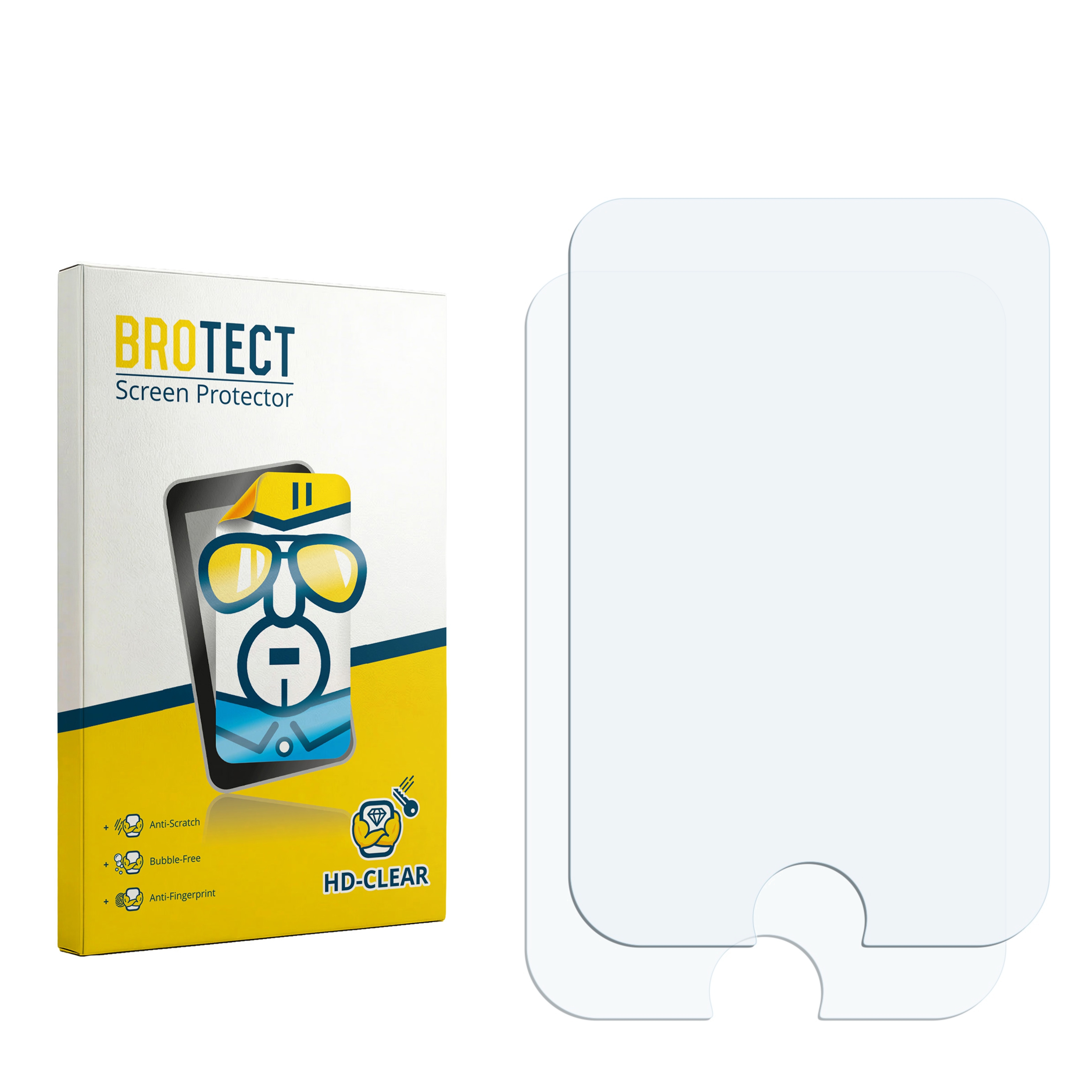 2x BROTECT Displayschutz-Folie pro Blaupunkt BikePilot