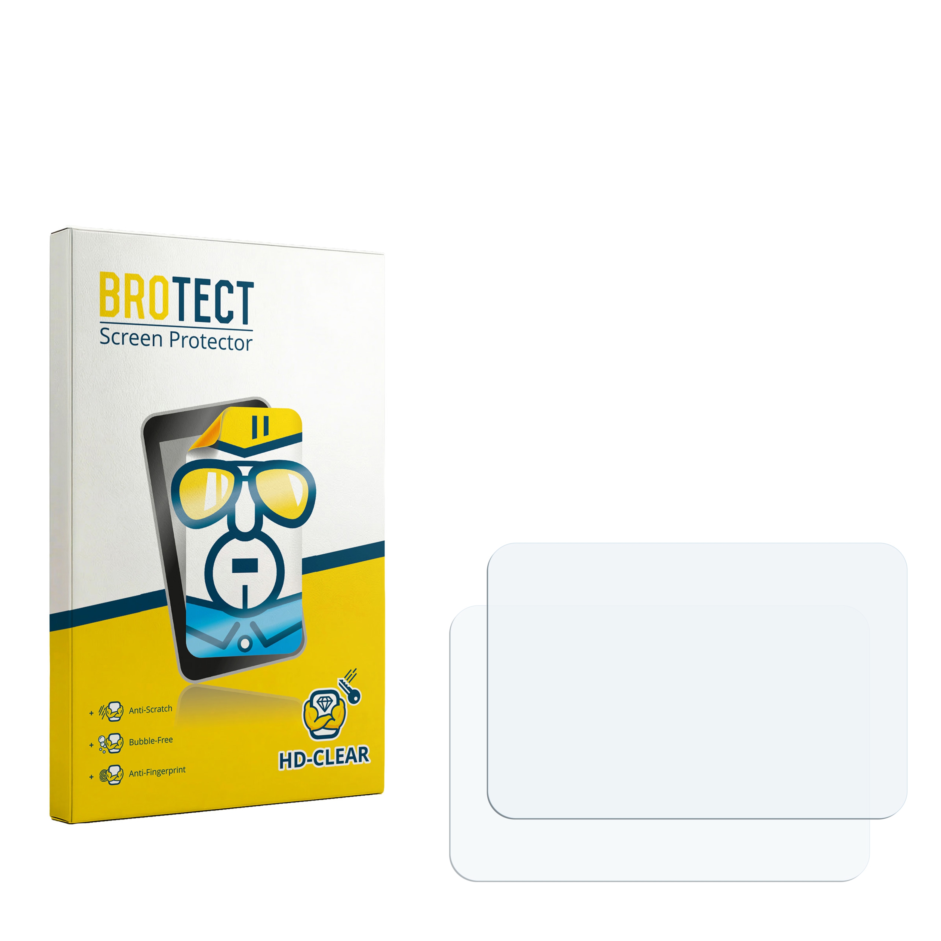 2x BROTECT Displayschutz-Folie pro Activeon GCA10W CX Gold