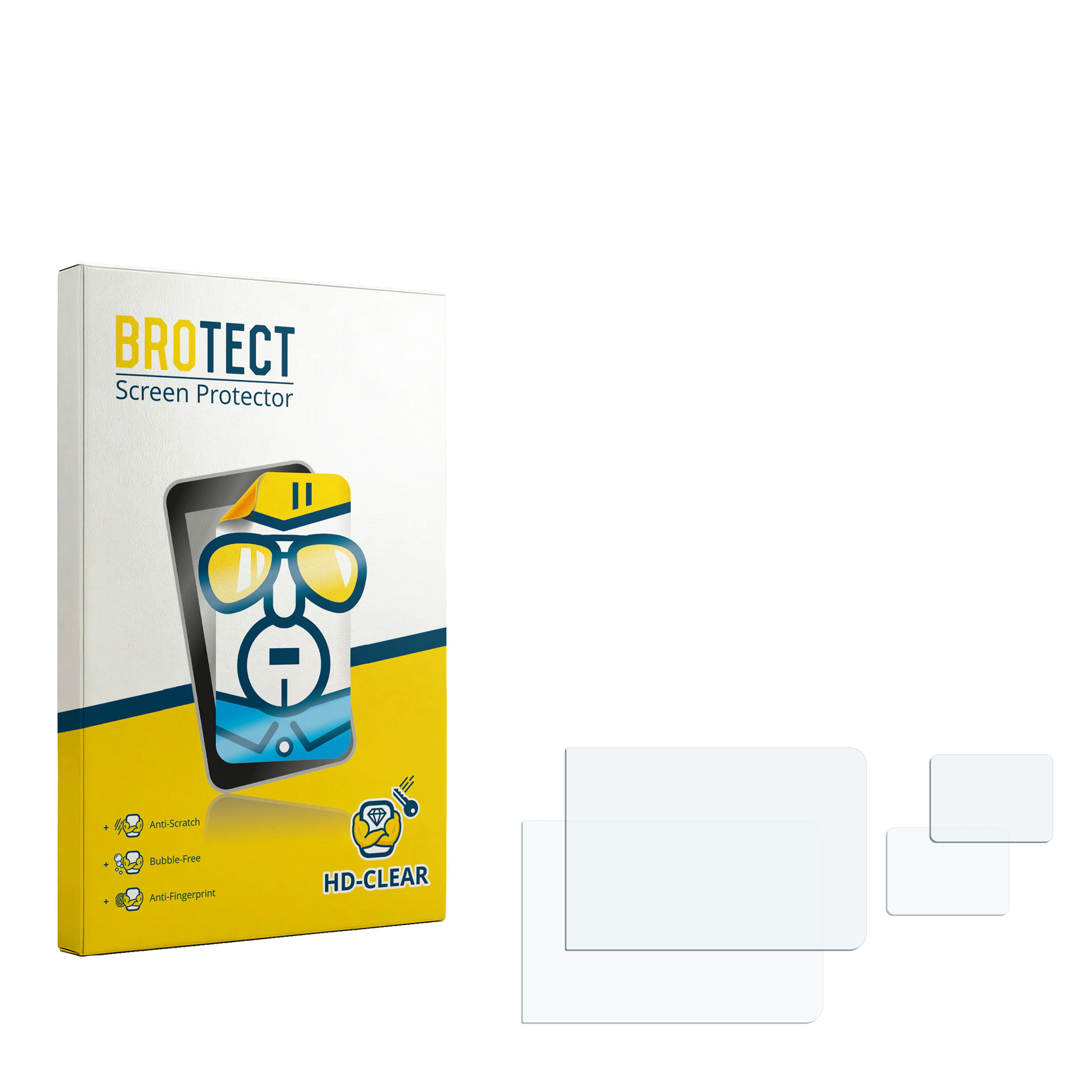 2x BROTECT Displayschutz-Folie pro Eken H8S