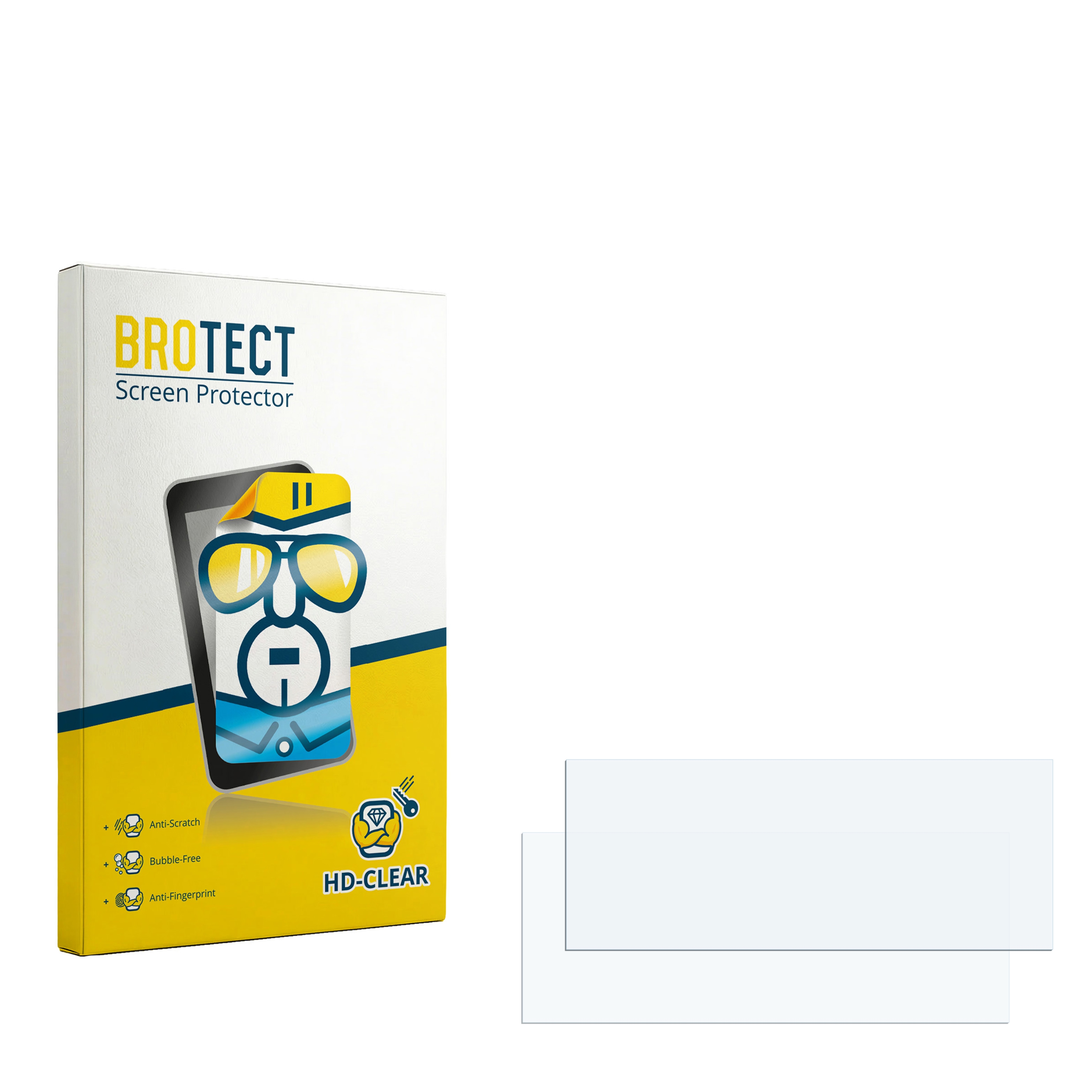 2x BROTECT Displayschutz-Folie pro Cecotec Olla GM Modelo G Deluxe