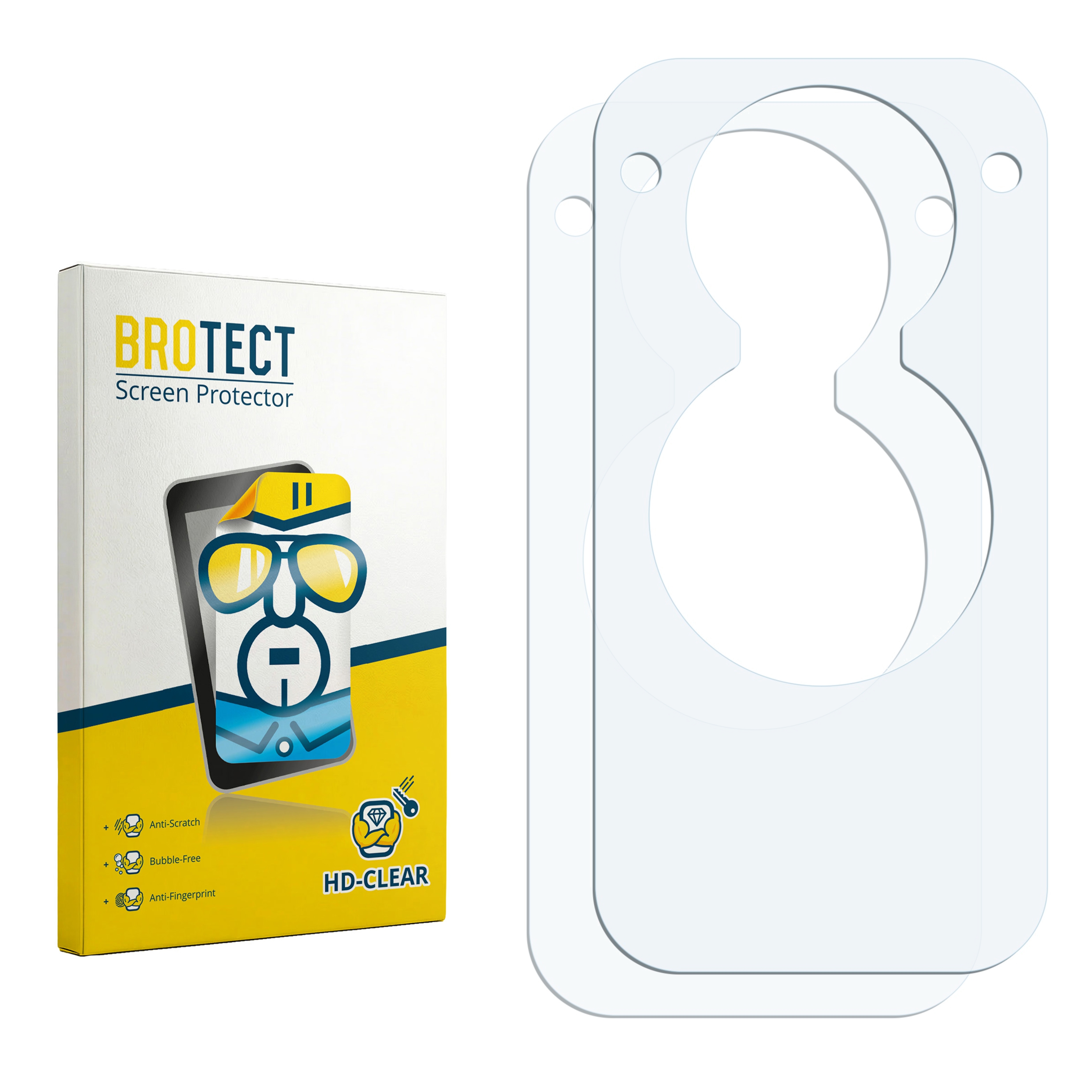 2x BROTECT Displayschutz-Folie pro Blink XT Outdoor
