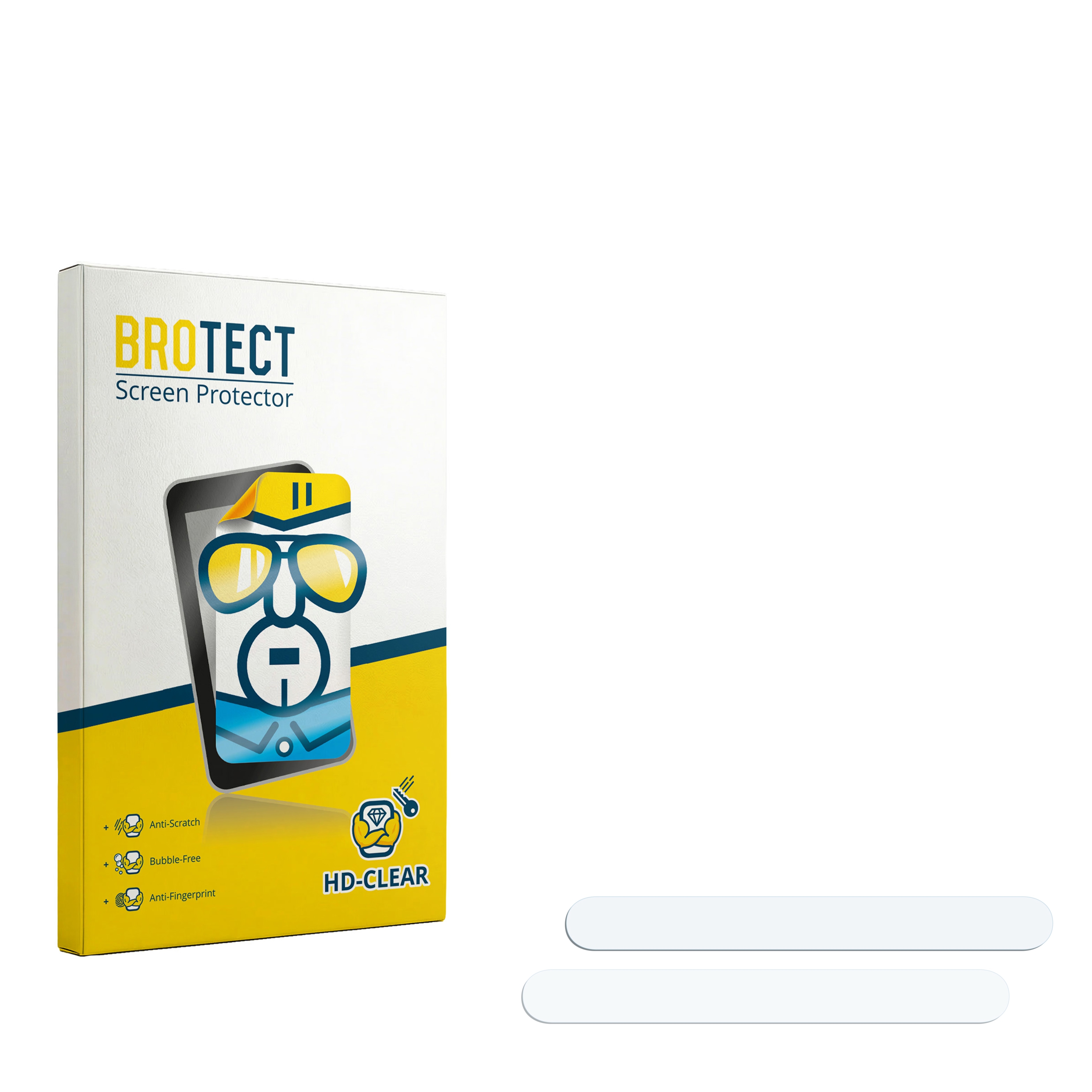 2x BROTECT Displayschutz-Folie pro Amazon Echo Connect