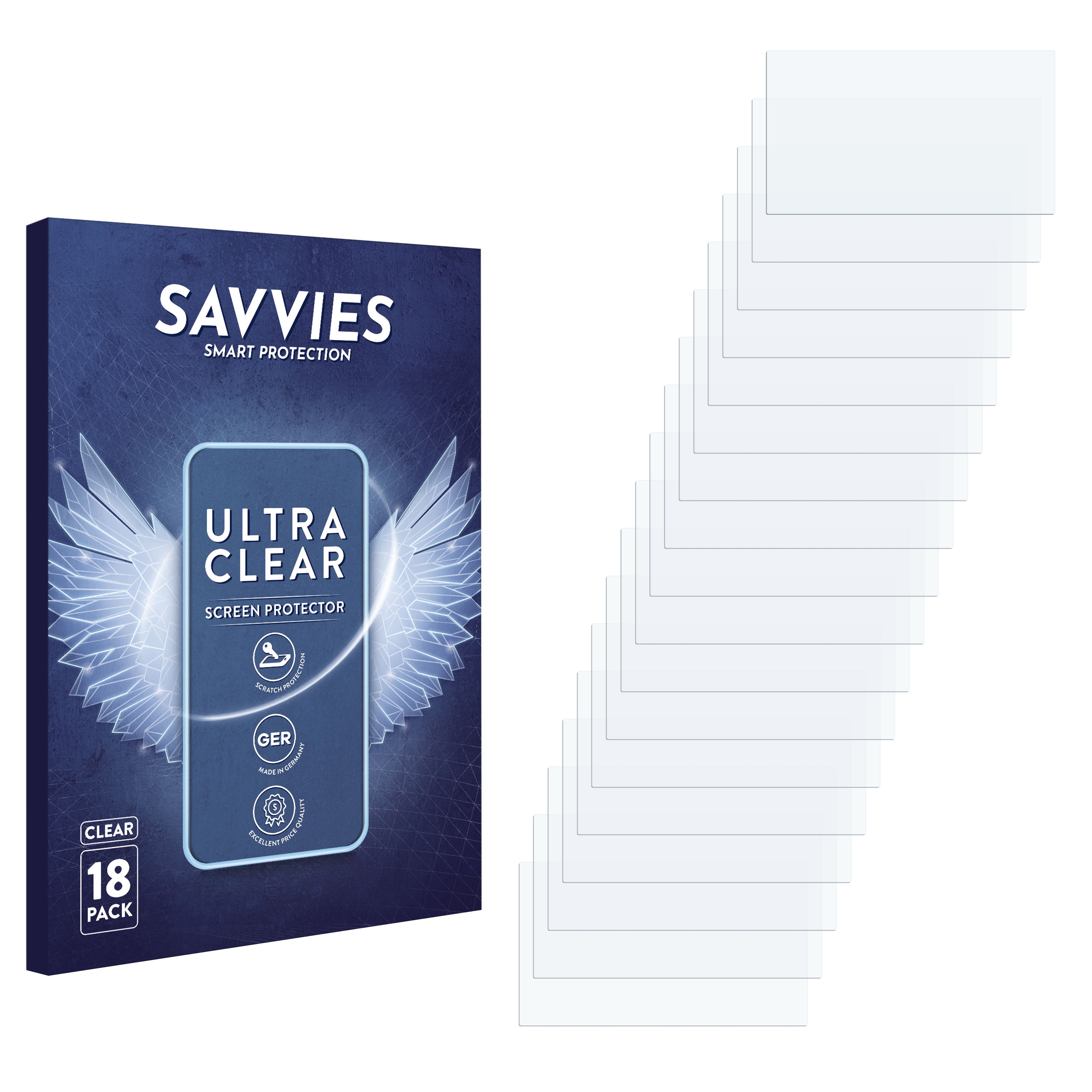 18x Savvies Displayschutz-Folie für Godox Virso