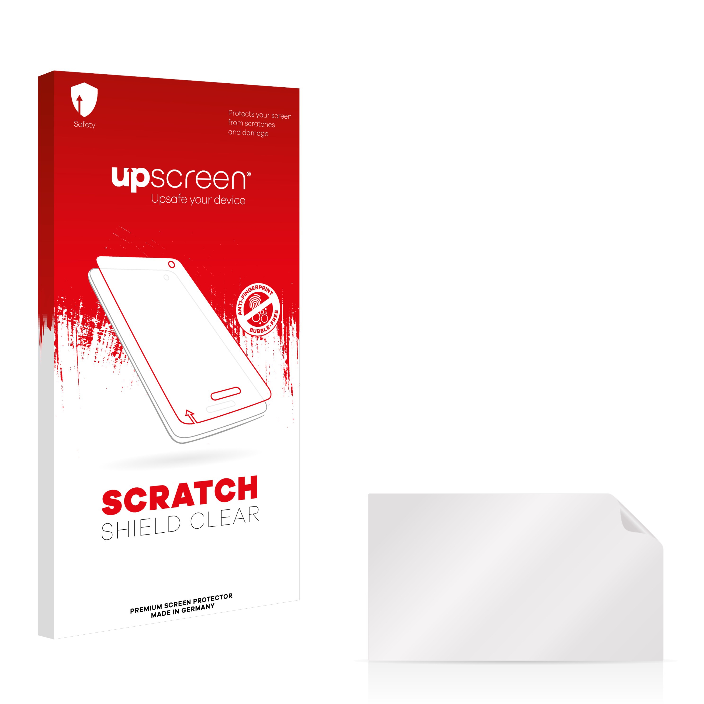Čirá ochranná fólie upscreen® Scratch Shield 250 x 190 mm