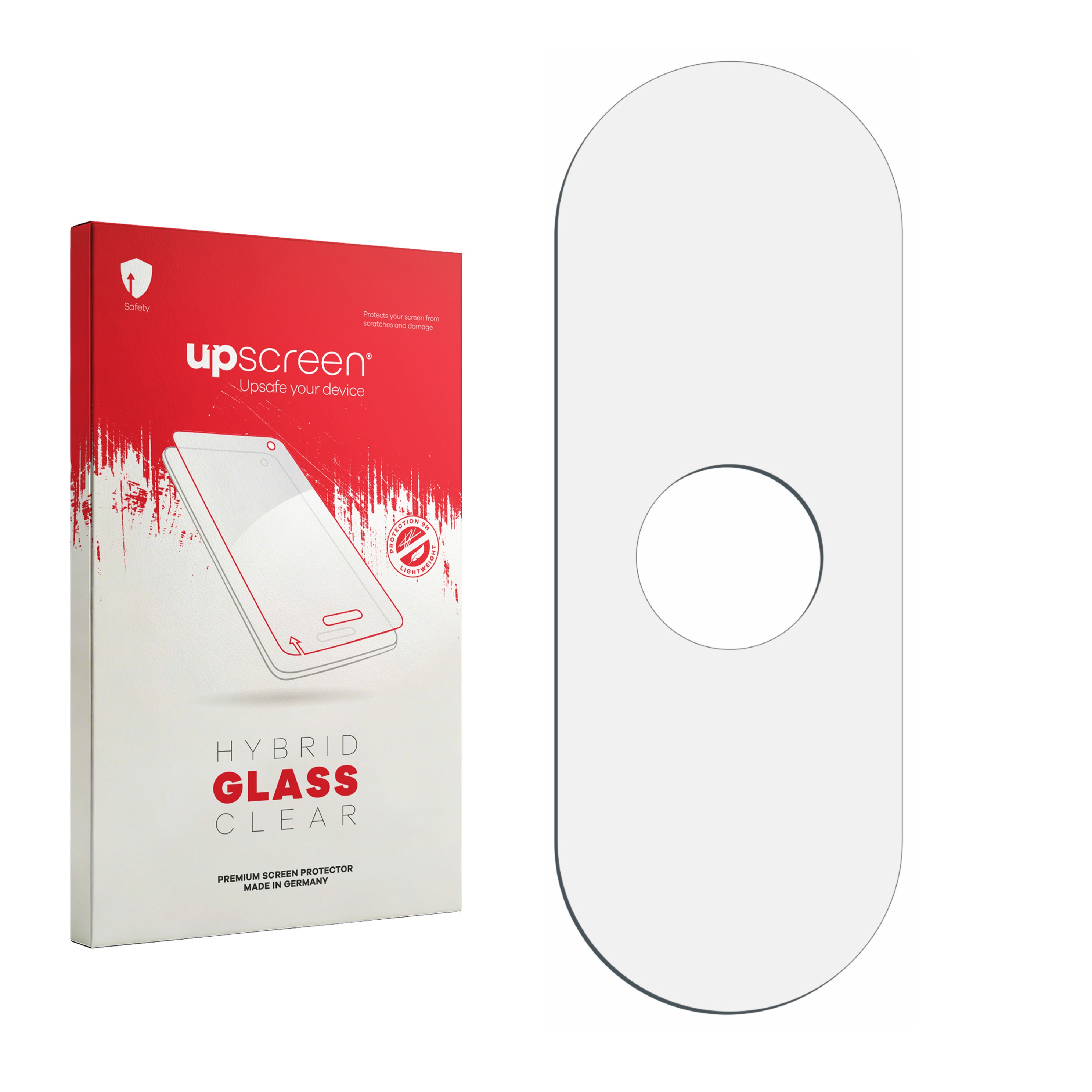 čirá skleněná fólie upscreen Hybrid Glas pro Cubot Max 2 (pouze kamera)