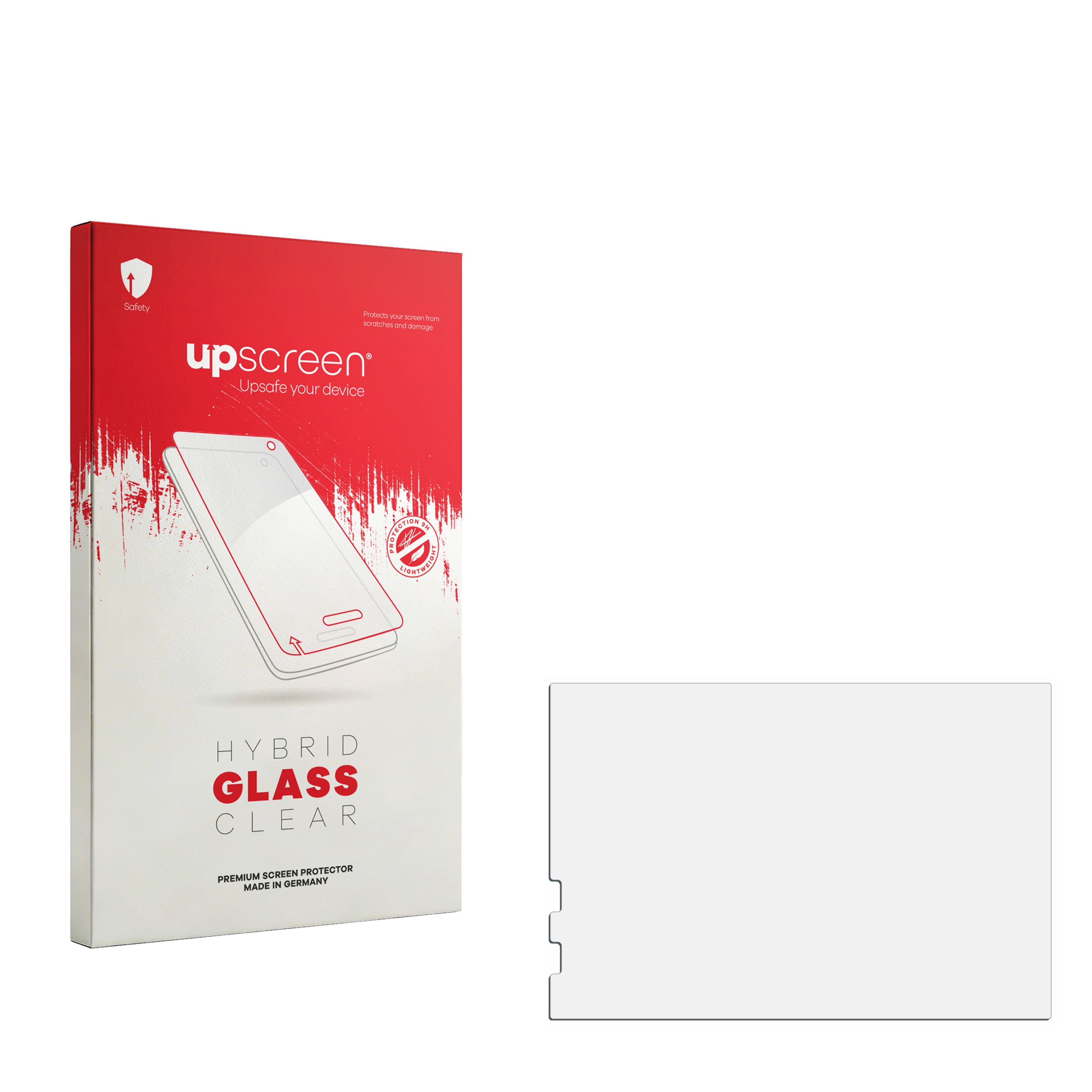 čirá skleněná fólie upscreen Hybrid Glas pro Apeman A77