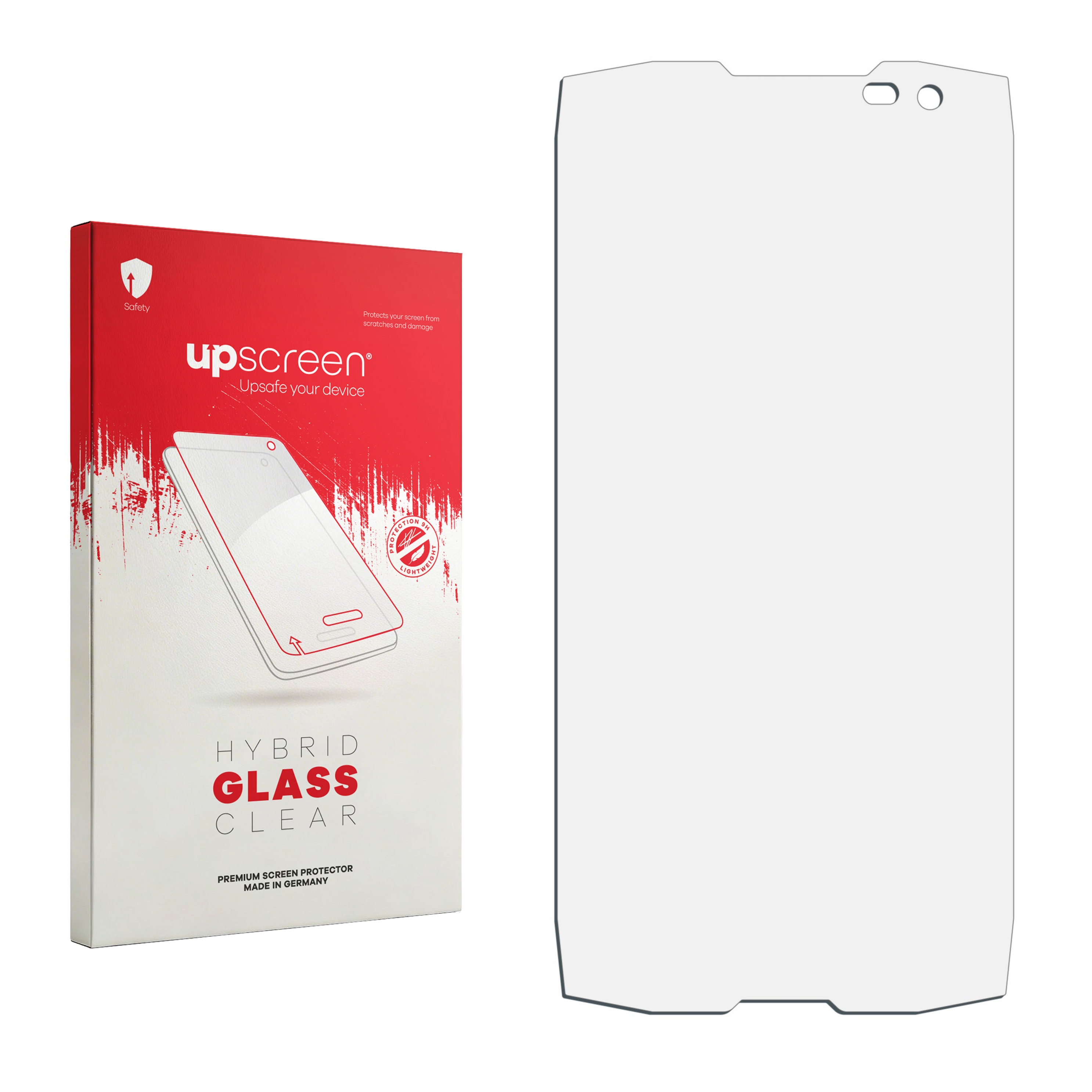 čirá skleněná fólie upscreen Hybrid Glas pro Crosscall M4 Go