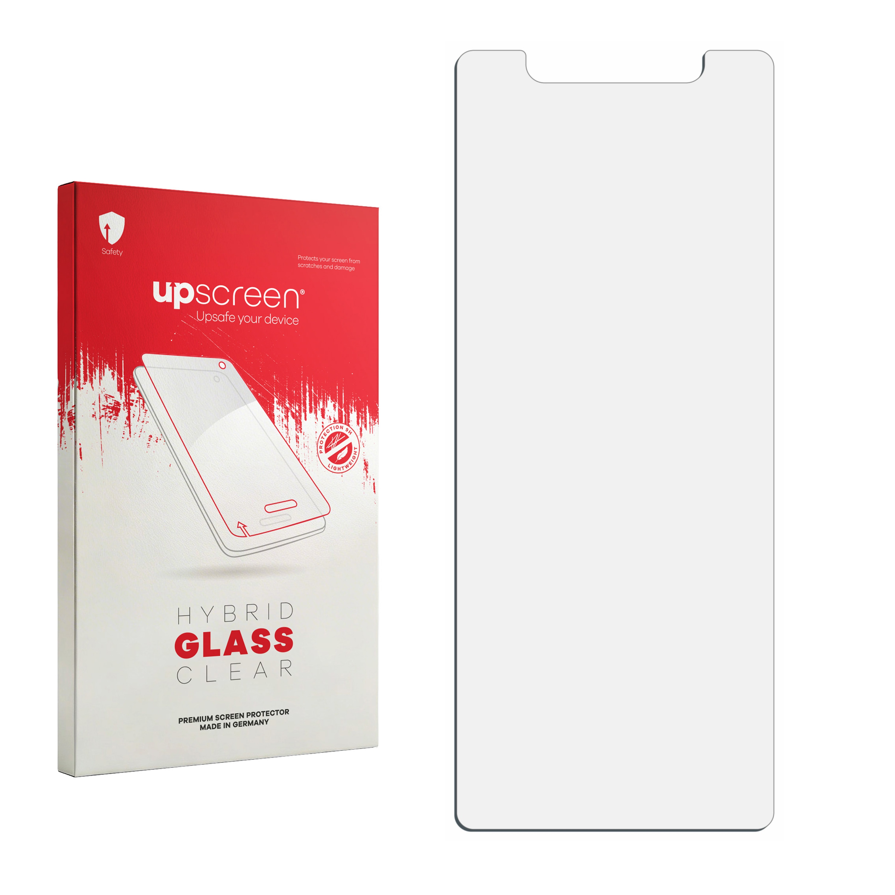 čirá skleněná fólie upscreen Hybrid Glas pro Doogee X70