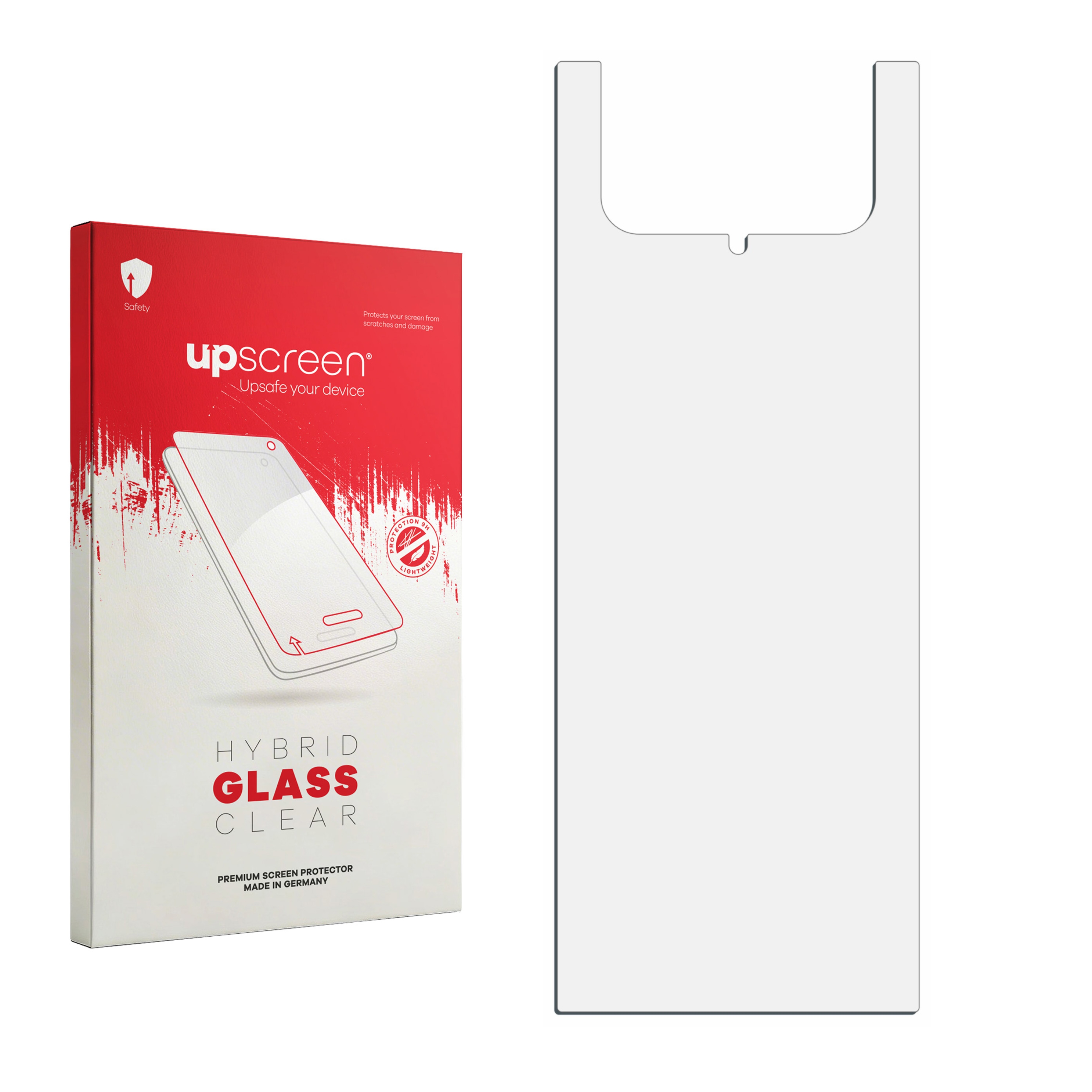 čirá skleněná fólie upscreen Hybrid Glas pro ASUS Zenfone 7 Pro ZS671KS (zadní strana)