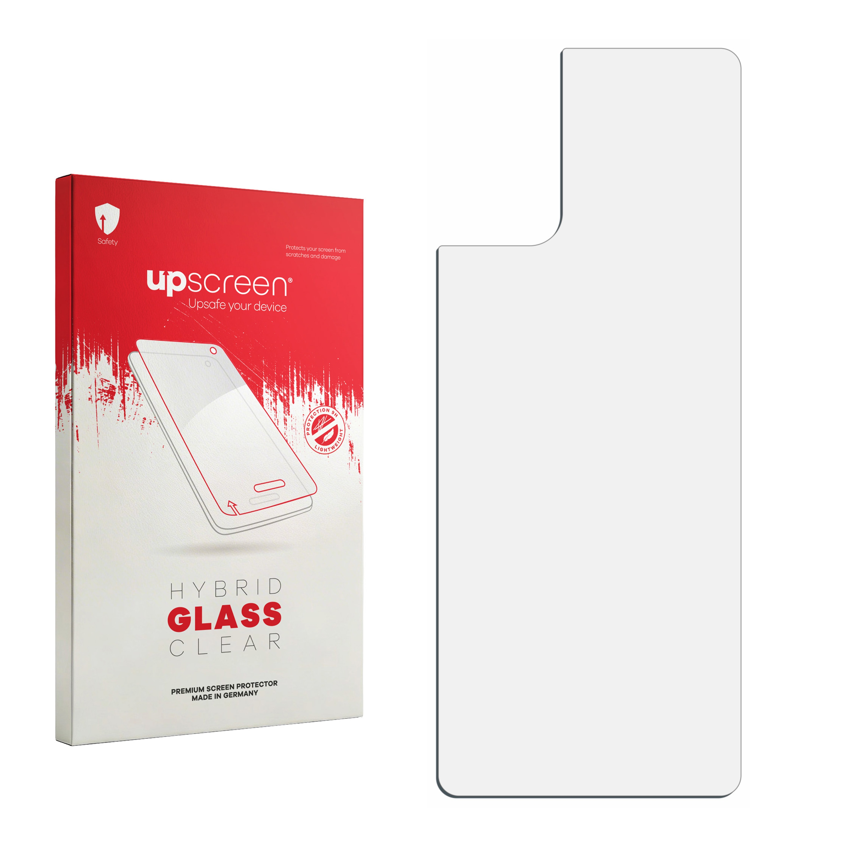 čirá skleněná fólie upscreen Hybrid Glas pro ASUS ZenFone 8 (zadní strana)
