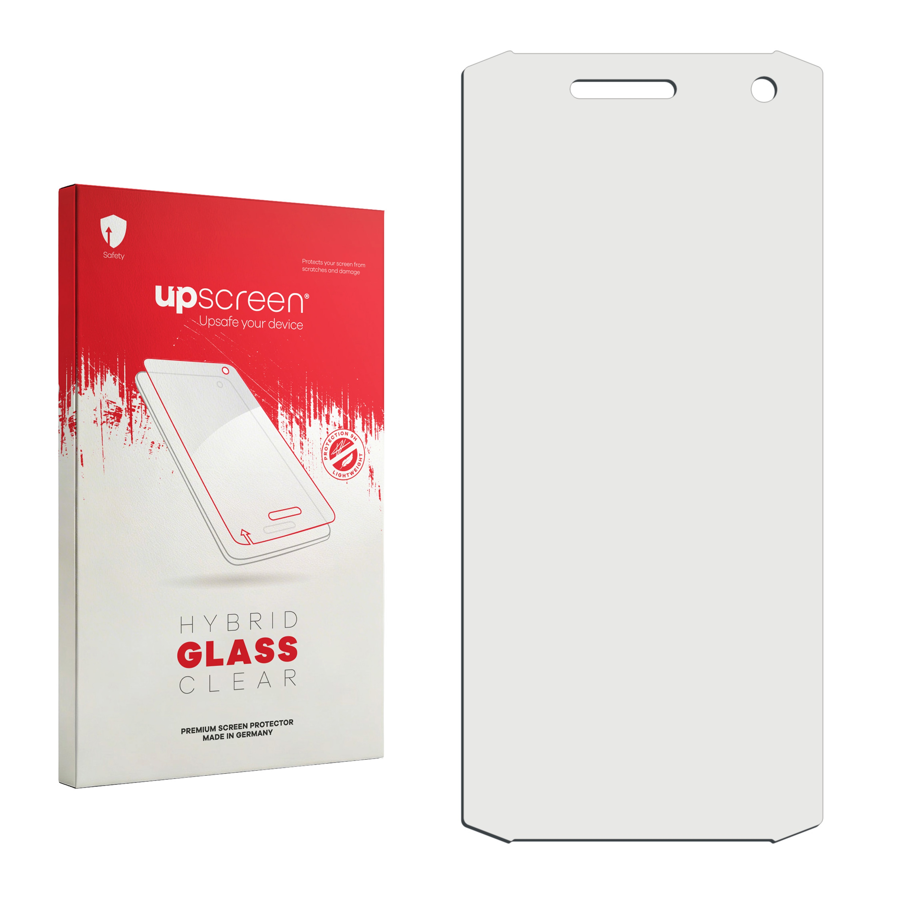 čirá skleněná fólie upscreen Hybrid Glas pro Aspera R9