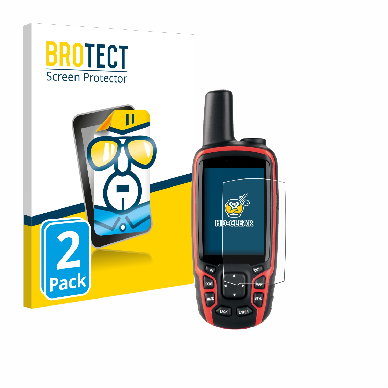 2x BROTECT Displayschutz-Folie pro Garmin Astro 320