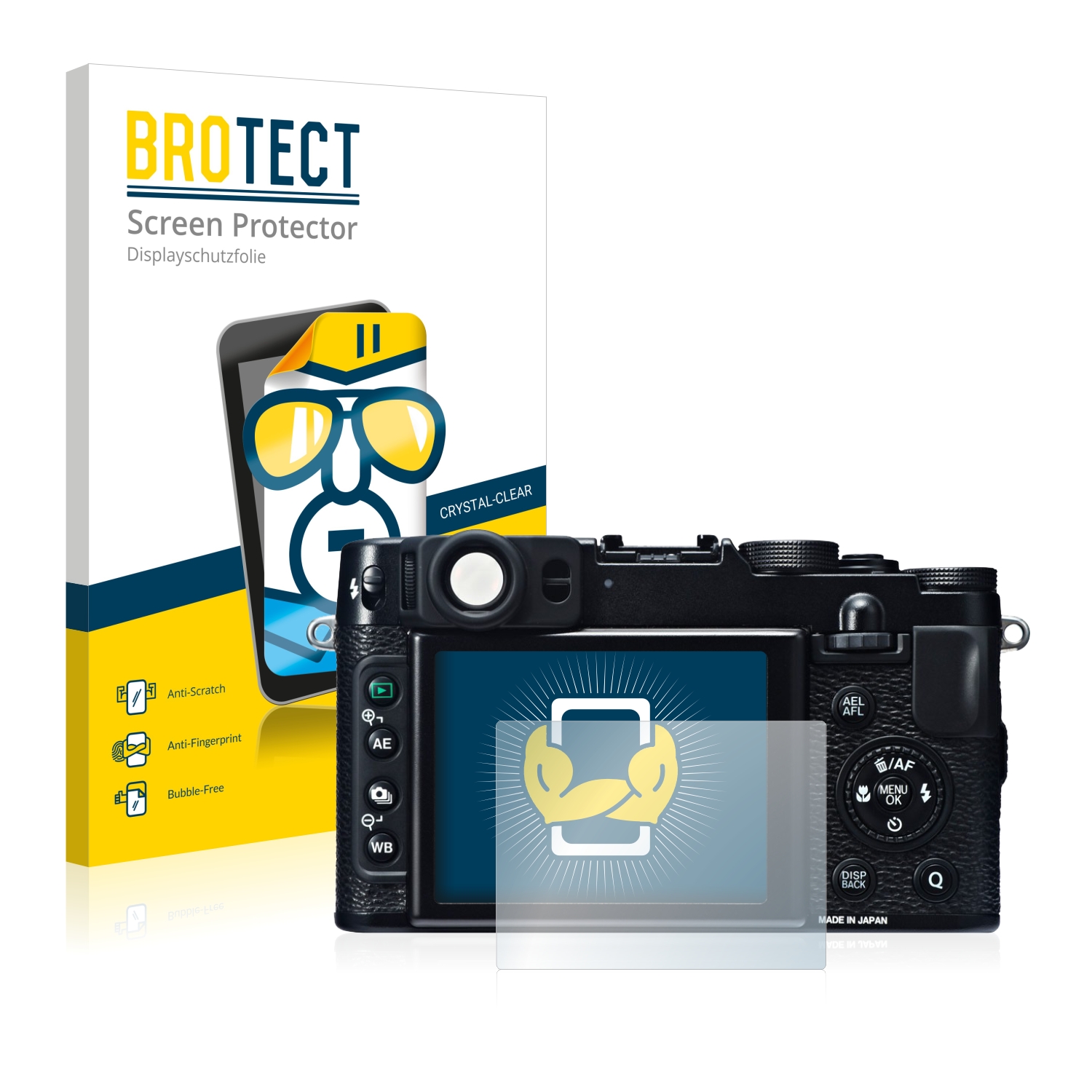 2x BROTECT Displayschutz-Folie pro Fujifilm X20
