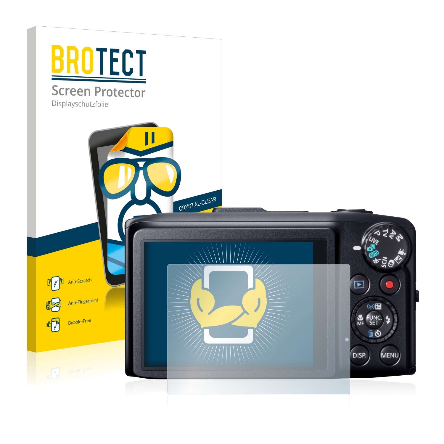 2x BROTECT Displayschutz-Folie pro Canon PowerShot SX280 HS