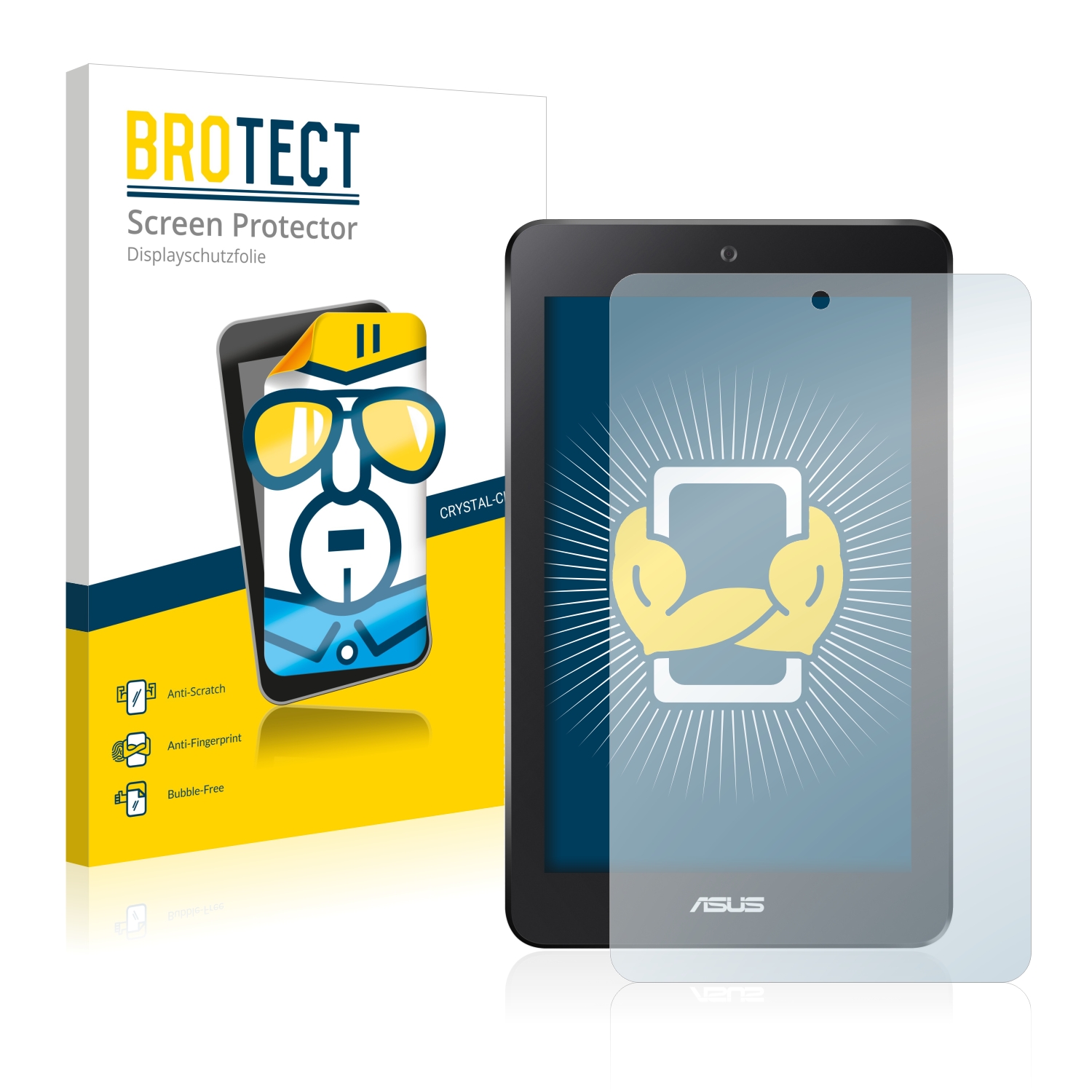 2x BROTECT Displayschutz-Folie pro ASUS MeMo Pad HD 7 ME173X