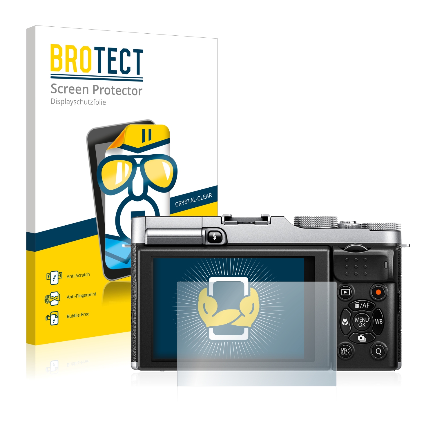 2x BROTECT Displayschutz-Folie pro Fujifilm X-M1