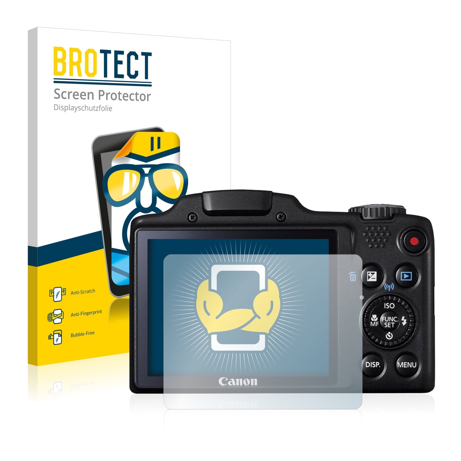 2x BROTECT Displayschutz-Folie pro Canon PowerShot SX510 HS