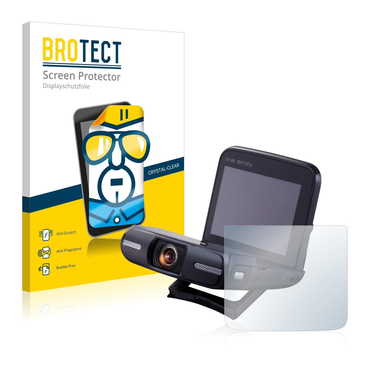 2x BROTECT Displayschutz-Folie pro Canon Legria Mini