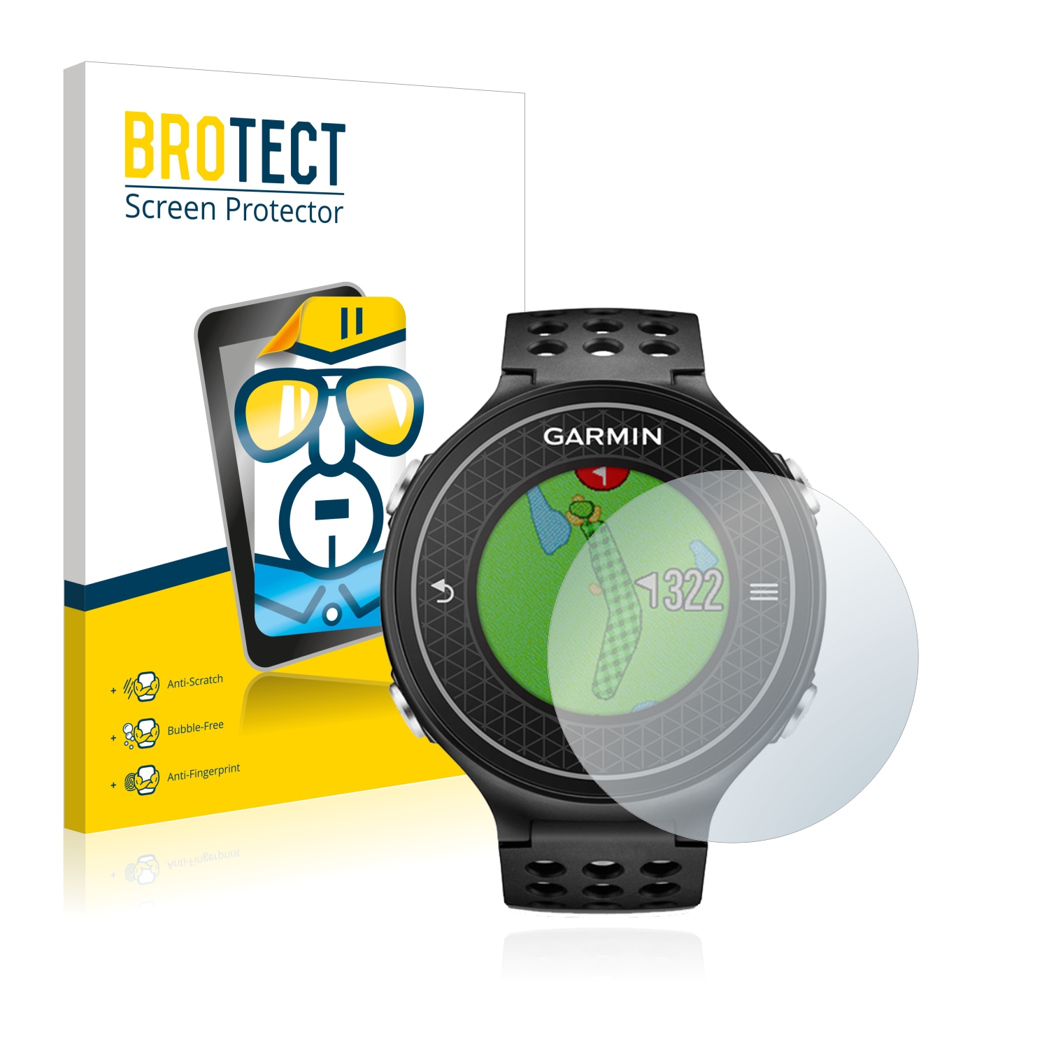 2x BROTECT Displayschutz-Folie pro Garmin Approach S6