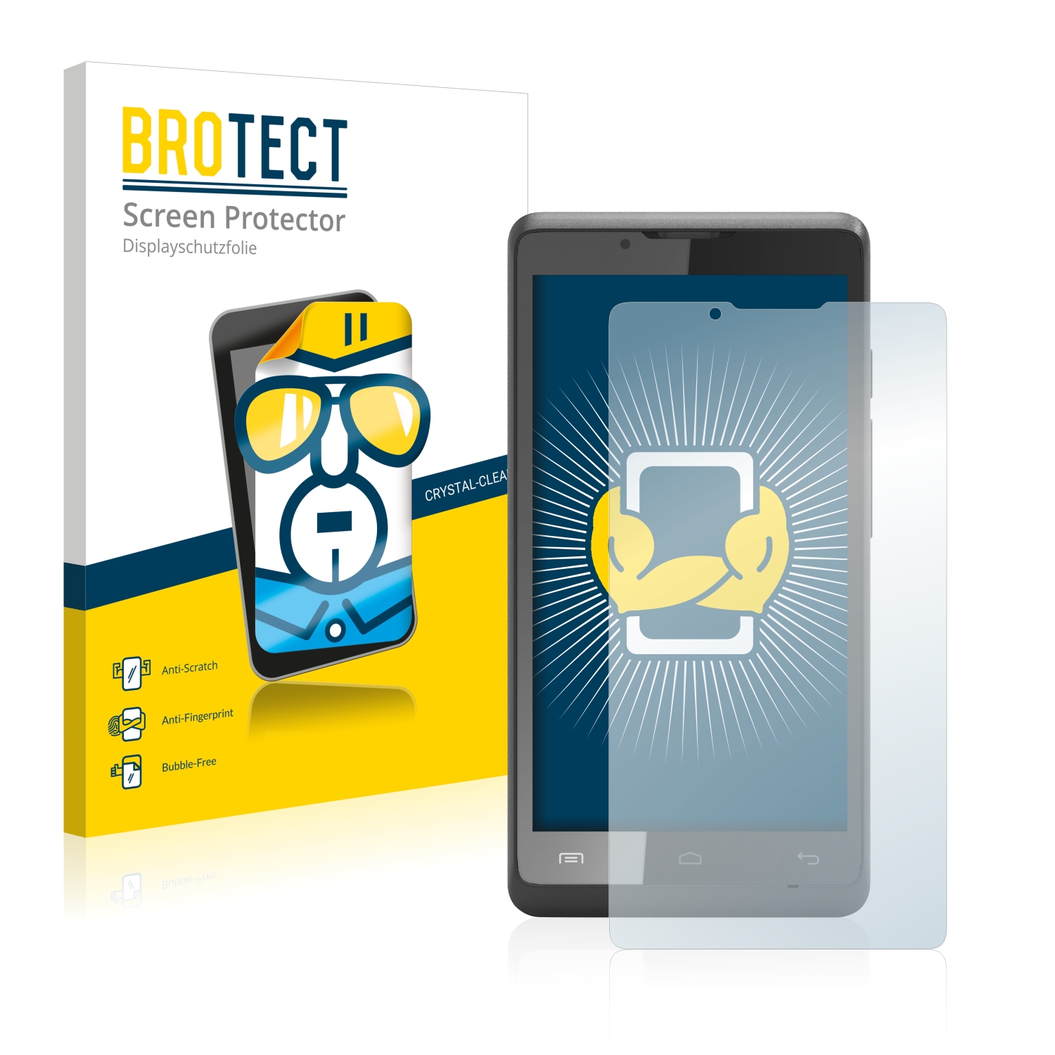 2x BROTECT Displayschutz-Folie pro Archos 40c Titanium