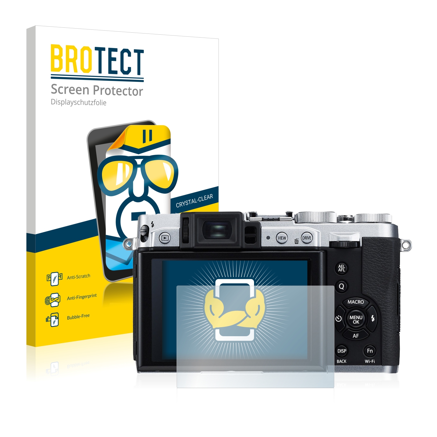 2x BROTECT Displayschutz-Folie pro Fujifilm X30