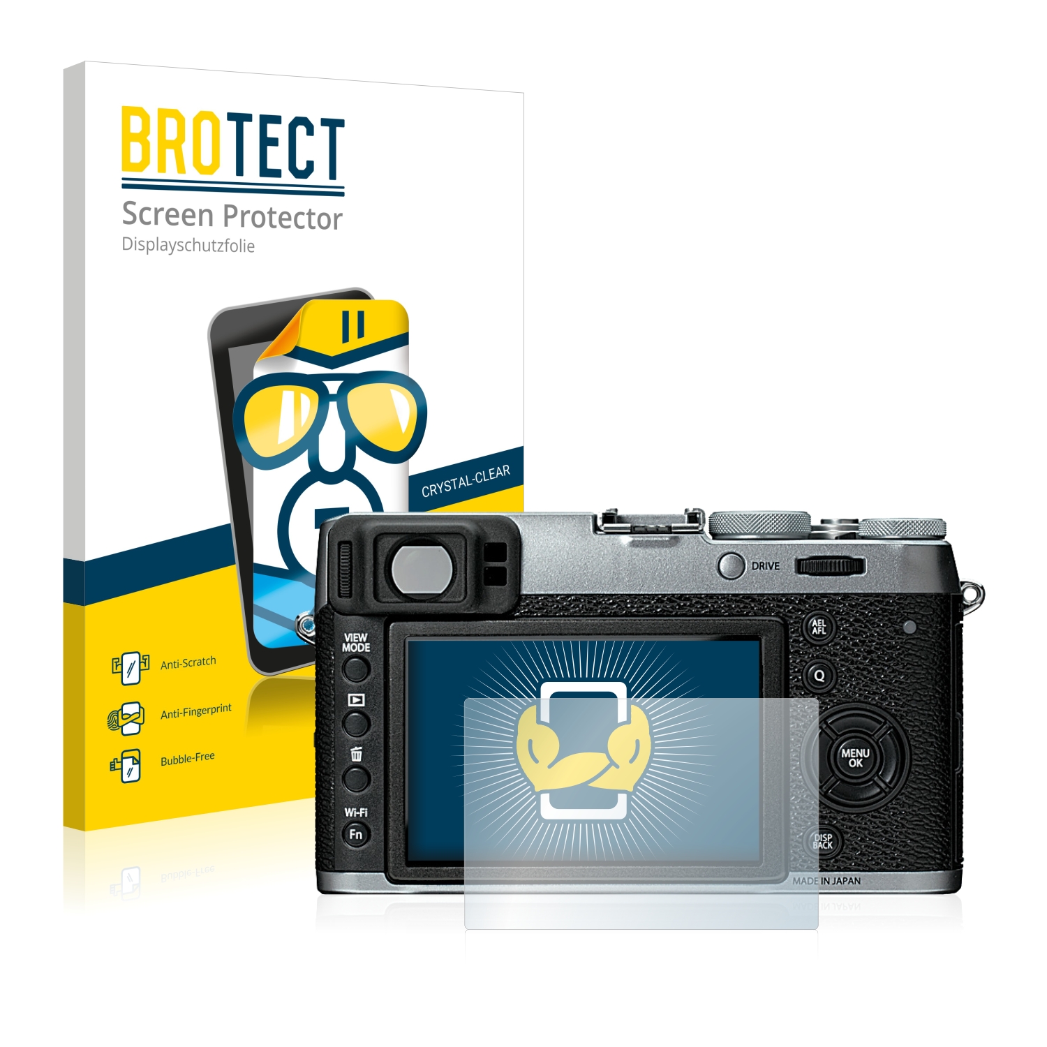 2x BROTECT Displayschutz-Folie pro Fujifilm X100T