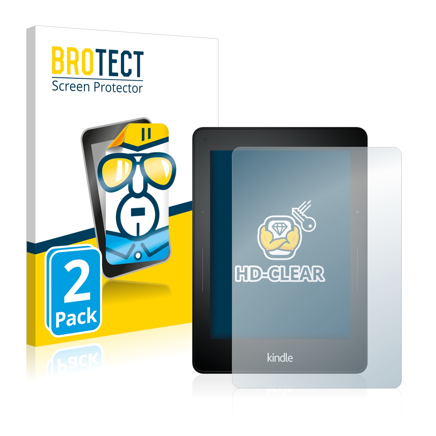 2x BROTECT Displayschutz-Folie pro Amazon Kindle Voyage