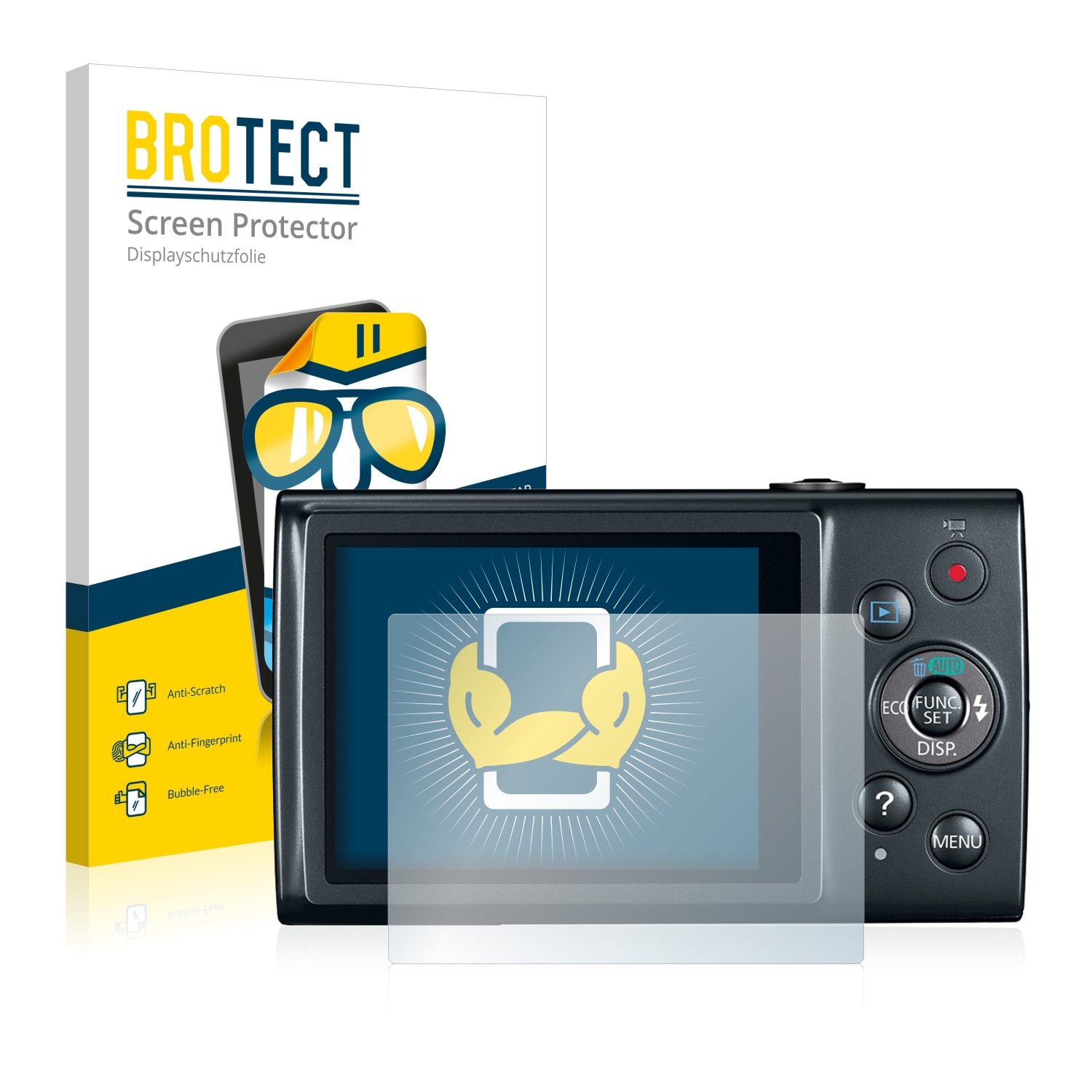 2x BROTECT Displayschutz-Folie pro Canon IXUS 170