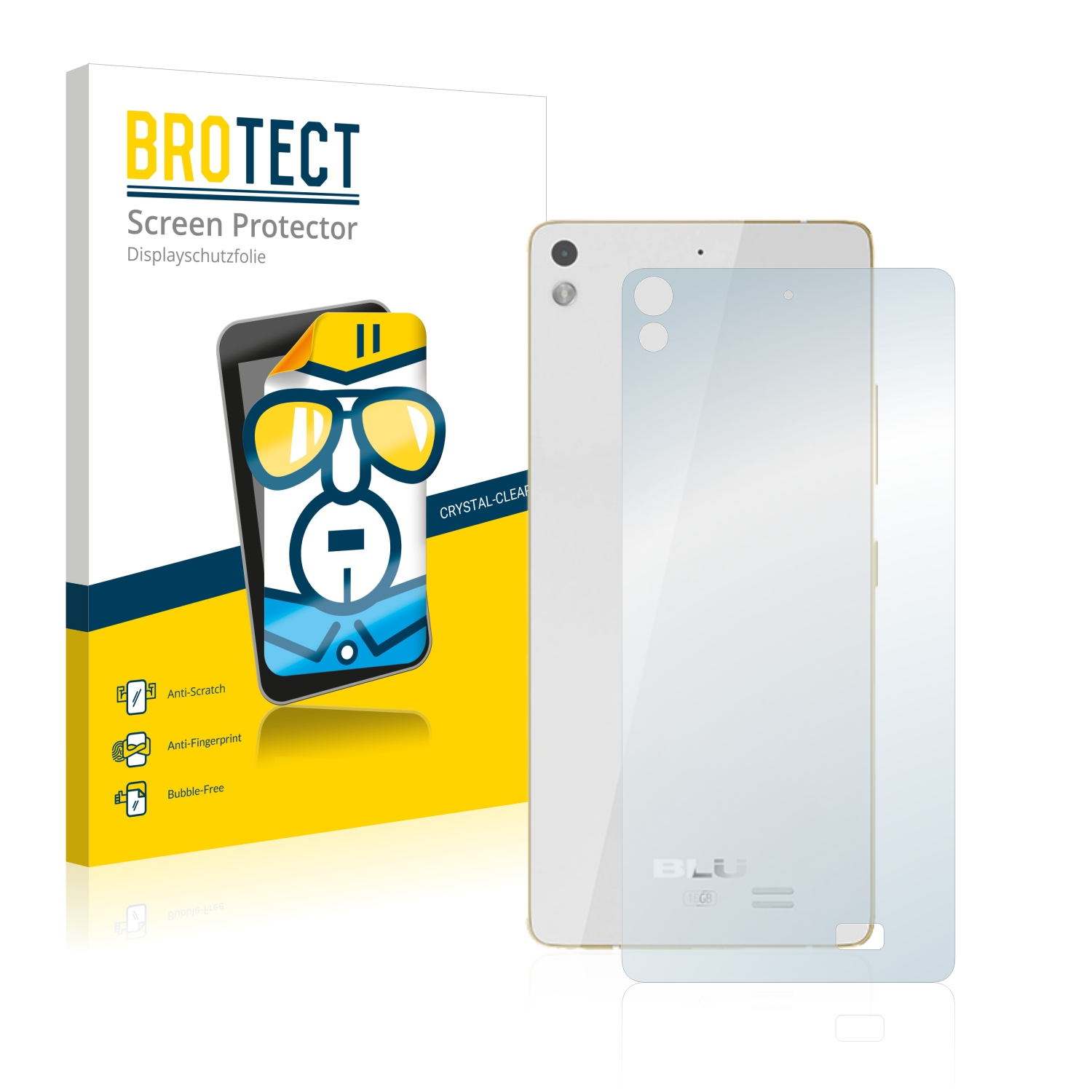 2x BROTECT Displayschutz-Folie pro BLU Vivo Air (zadní strana)