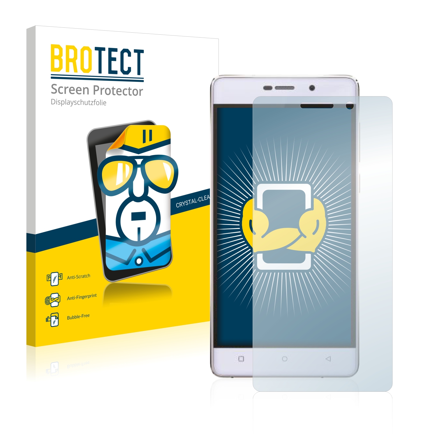 2x BROTECT Displayschutz-Folie pro Gionee Marathon M4