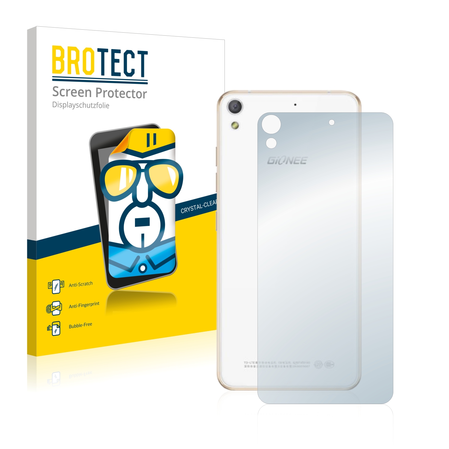 2x BROTECT Displayschutz-Folie pro Gionee Elife S5.1 Pro (zadní strana)