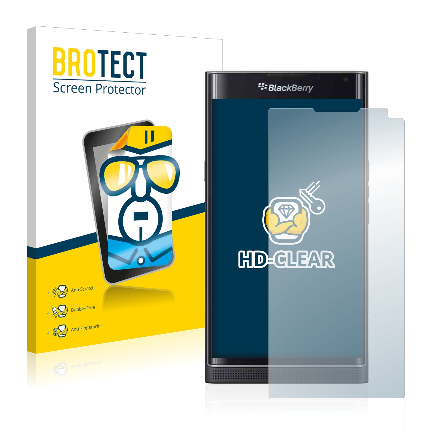 2x BROTECT Displayschutz-Folie pro BlackBerry Priv